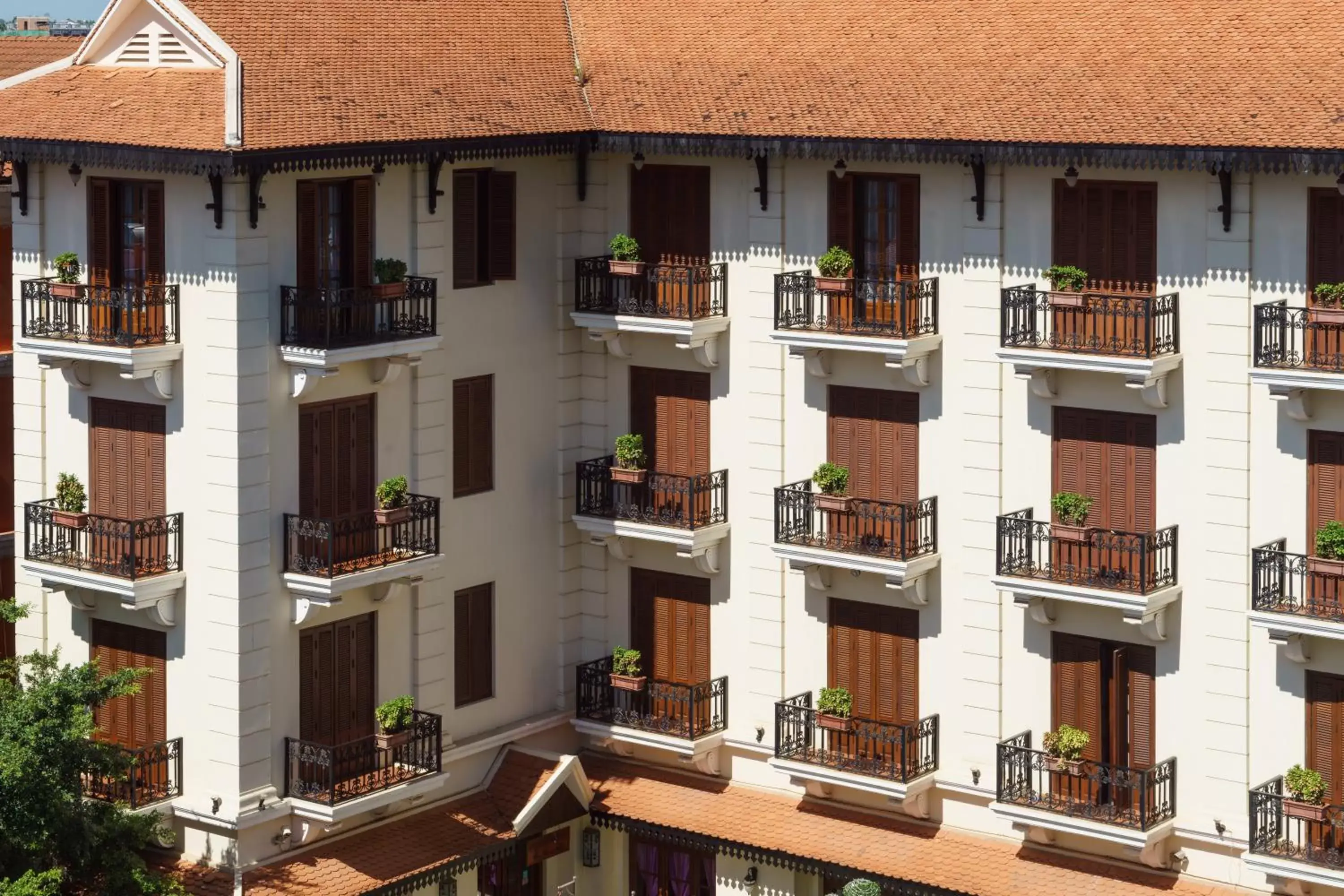 Balcony/Terrace, Property Building in Steung Siemreap Hotel