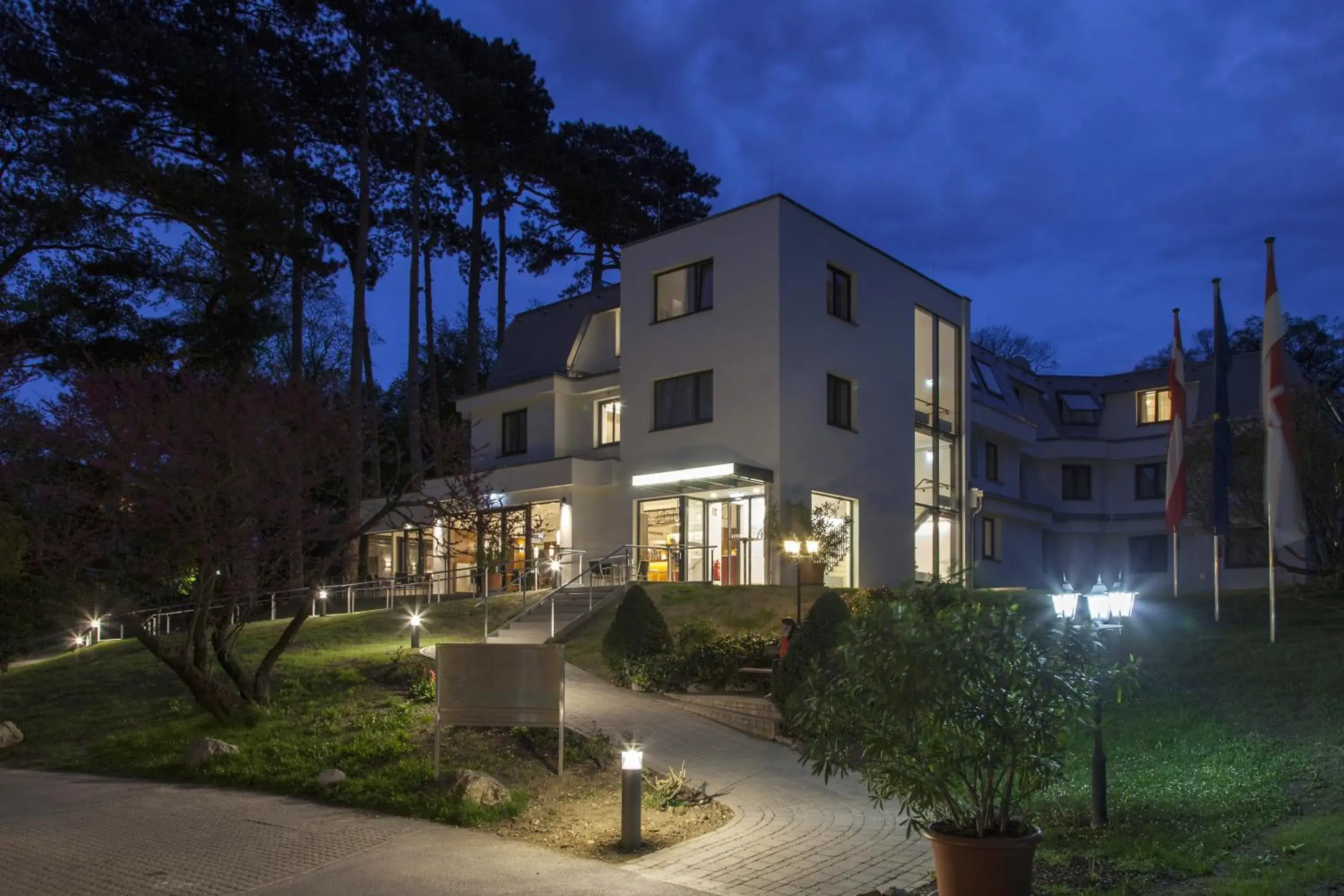 Night, Property Building in Seminarhotel Springer Schlössl