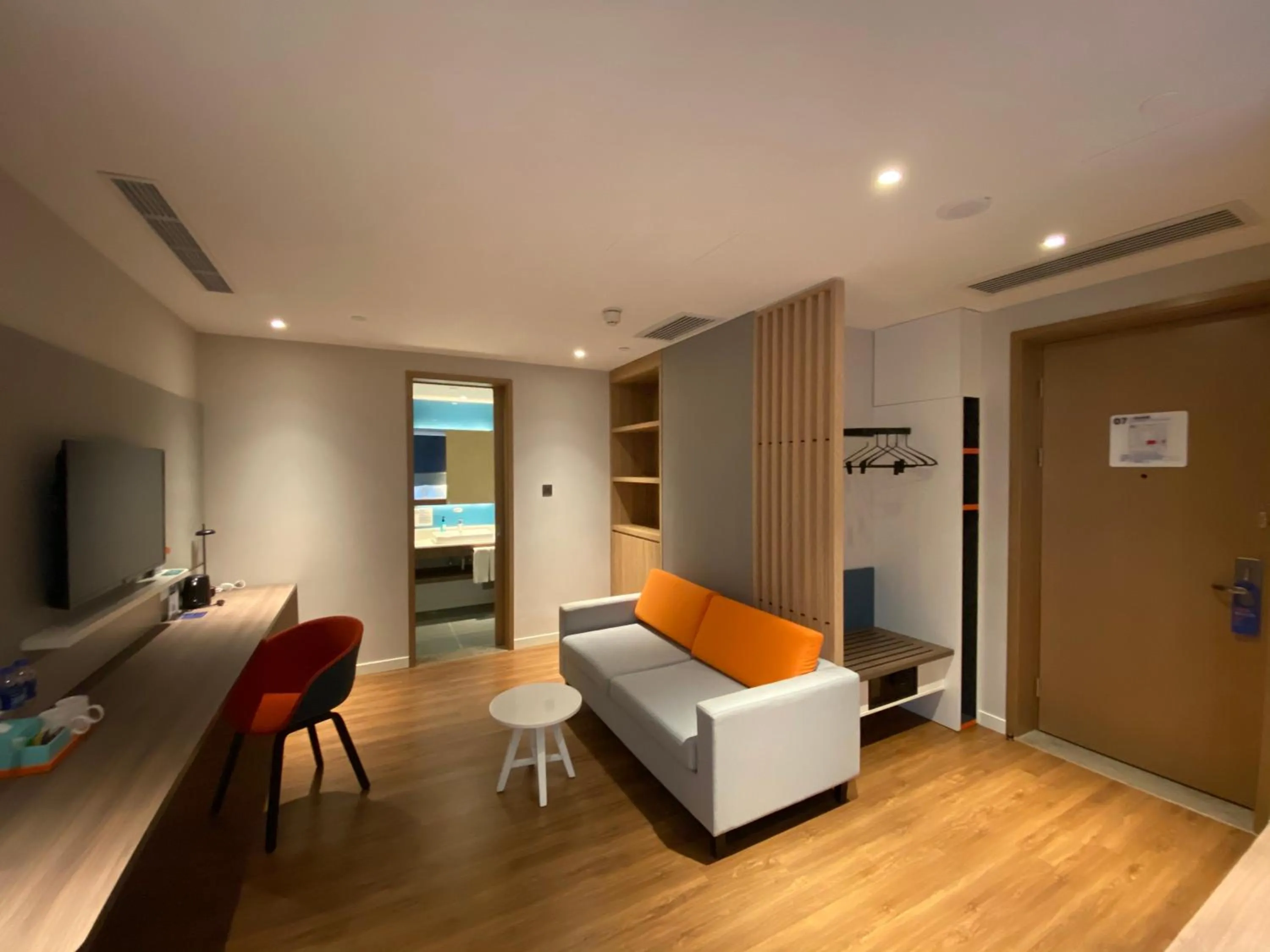 Living room in Holiday Inn Express Shanghai Hongqiao North by IHG