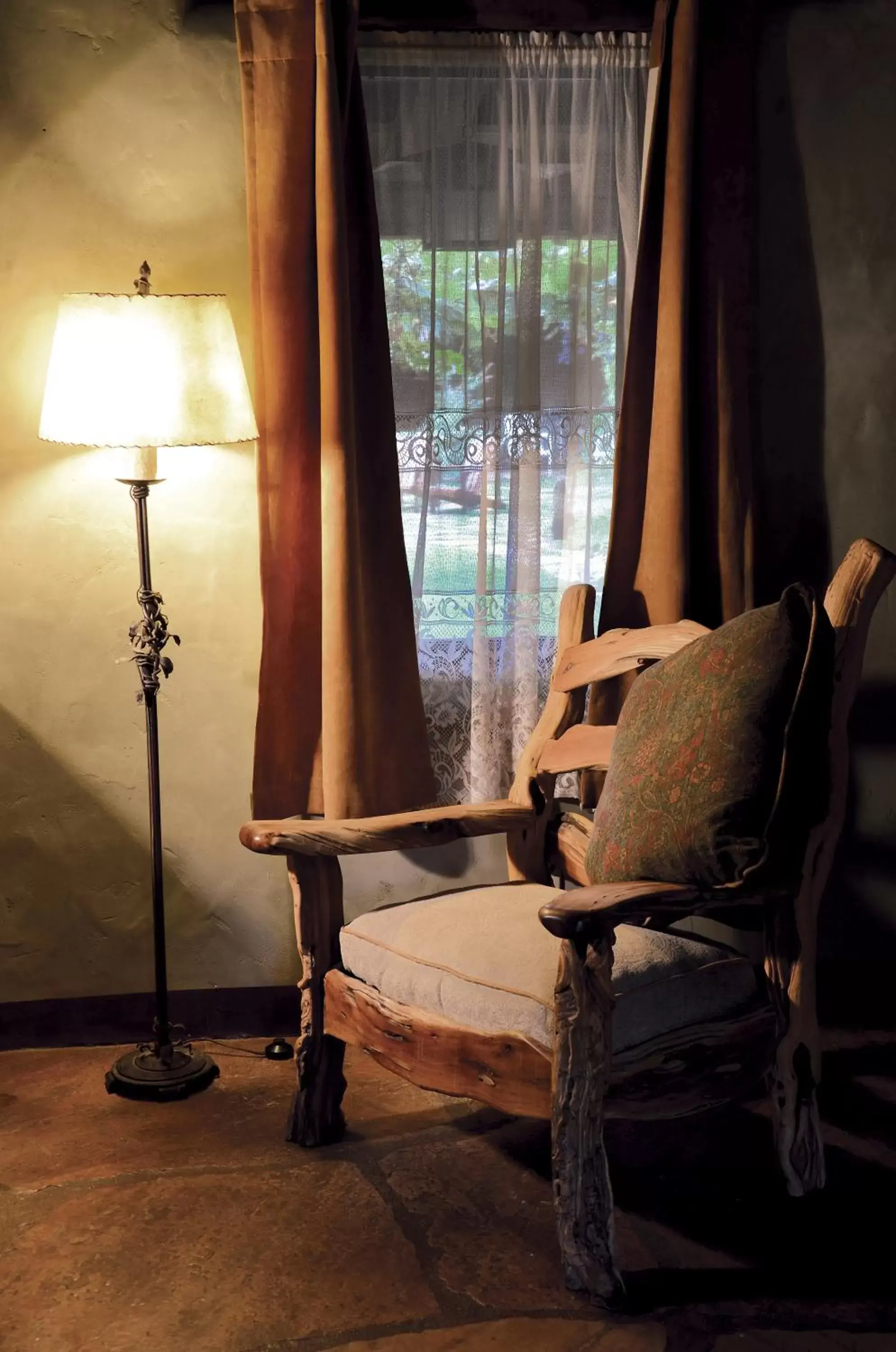 Decorative detail, Seating Area in El Portal Sedona Hotel