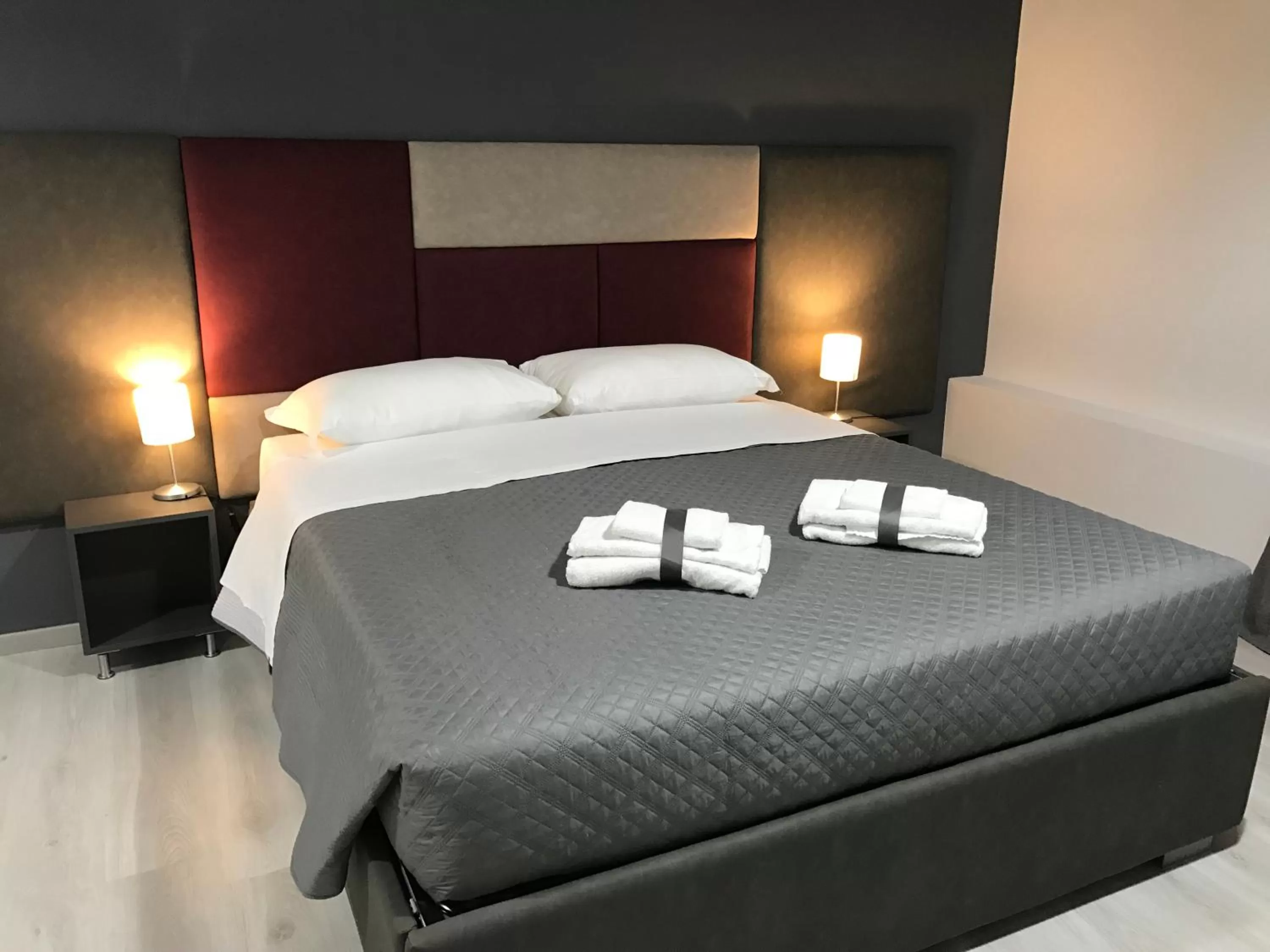 Bedroom, Bed in Sensation House