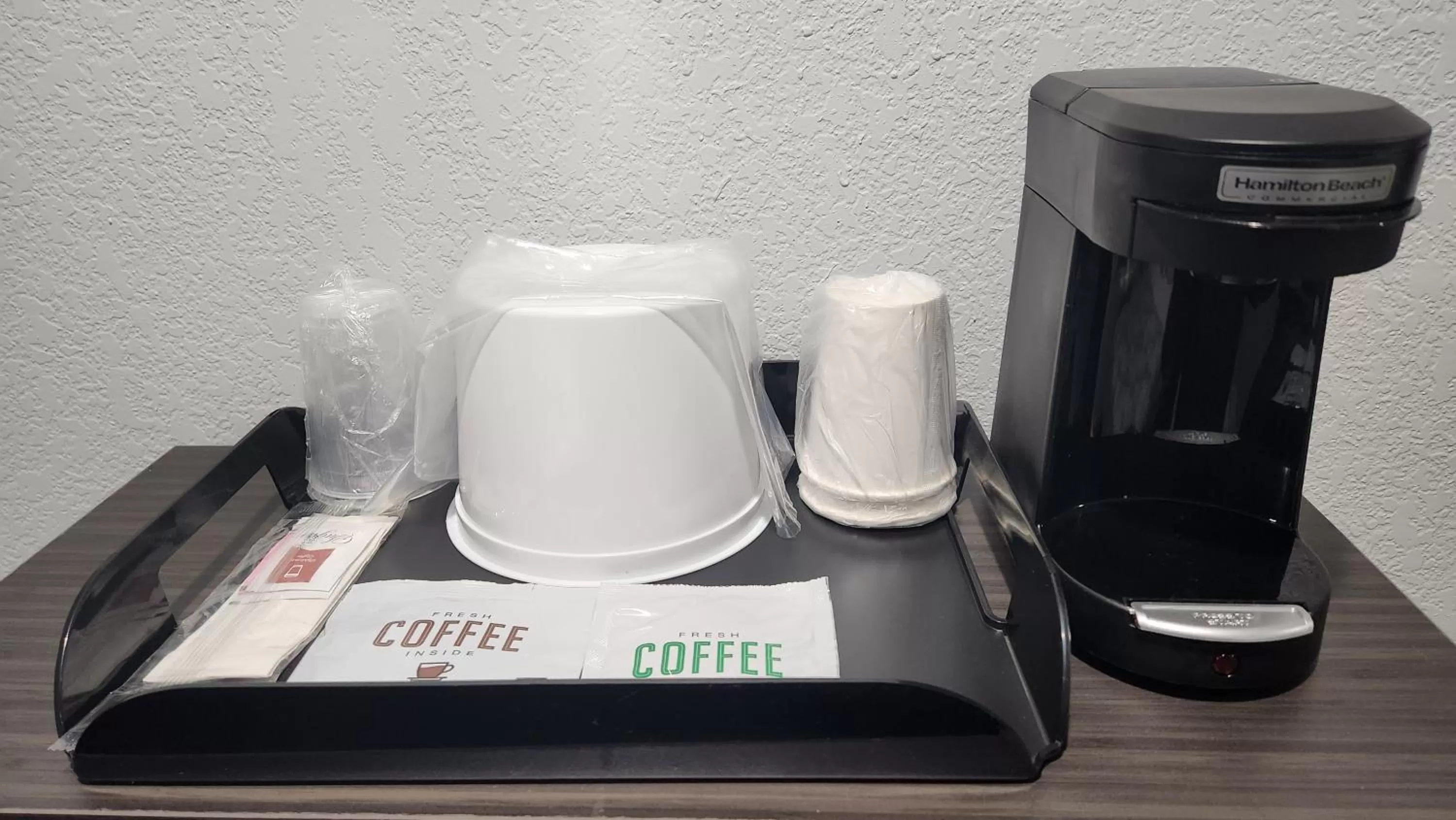 Coffee/tea facilities in Studio 6 Suites San Ysidro CA San Diego South Bay
