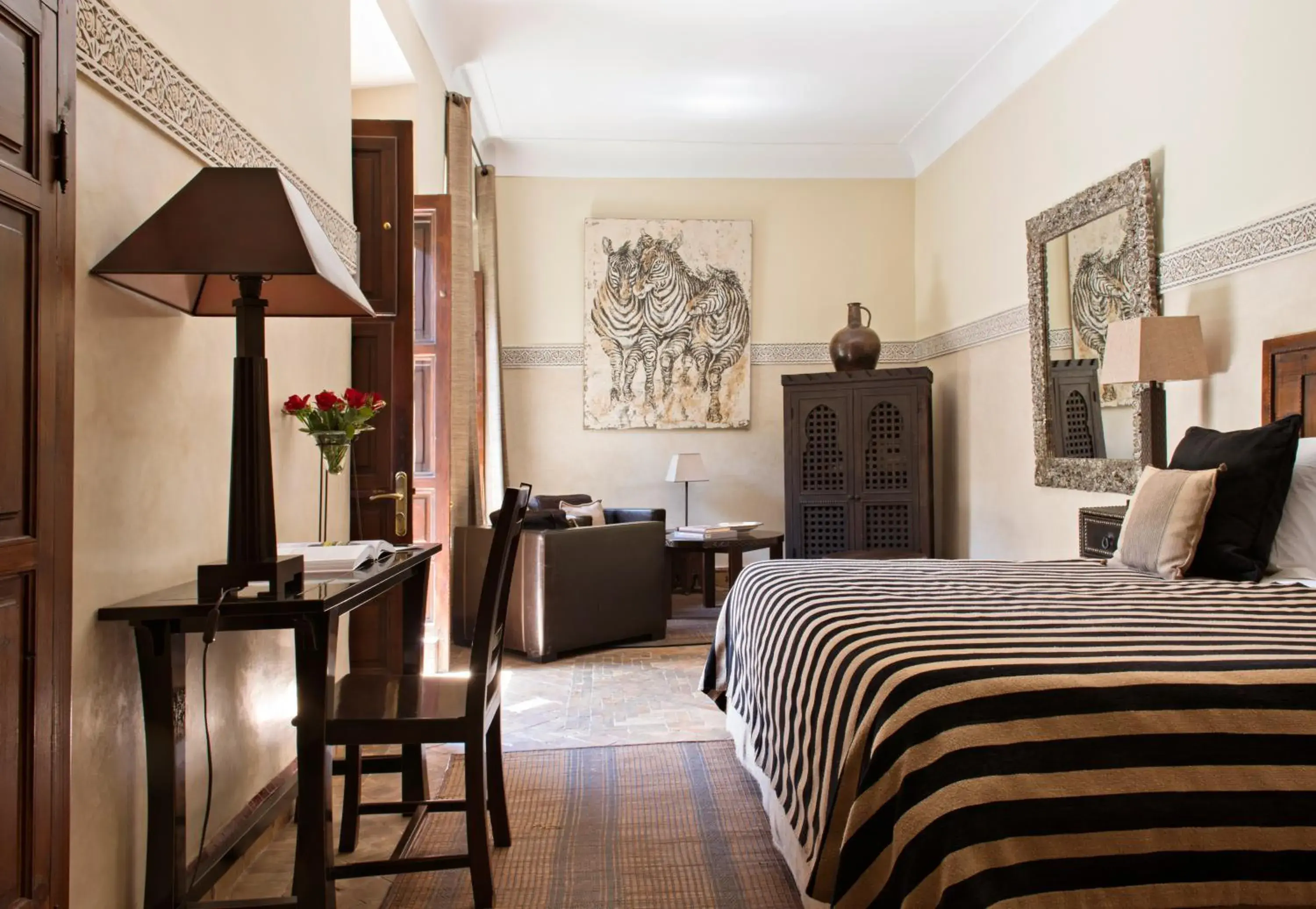 Bedroom in La Villa Des Orangers