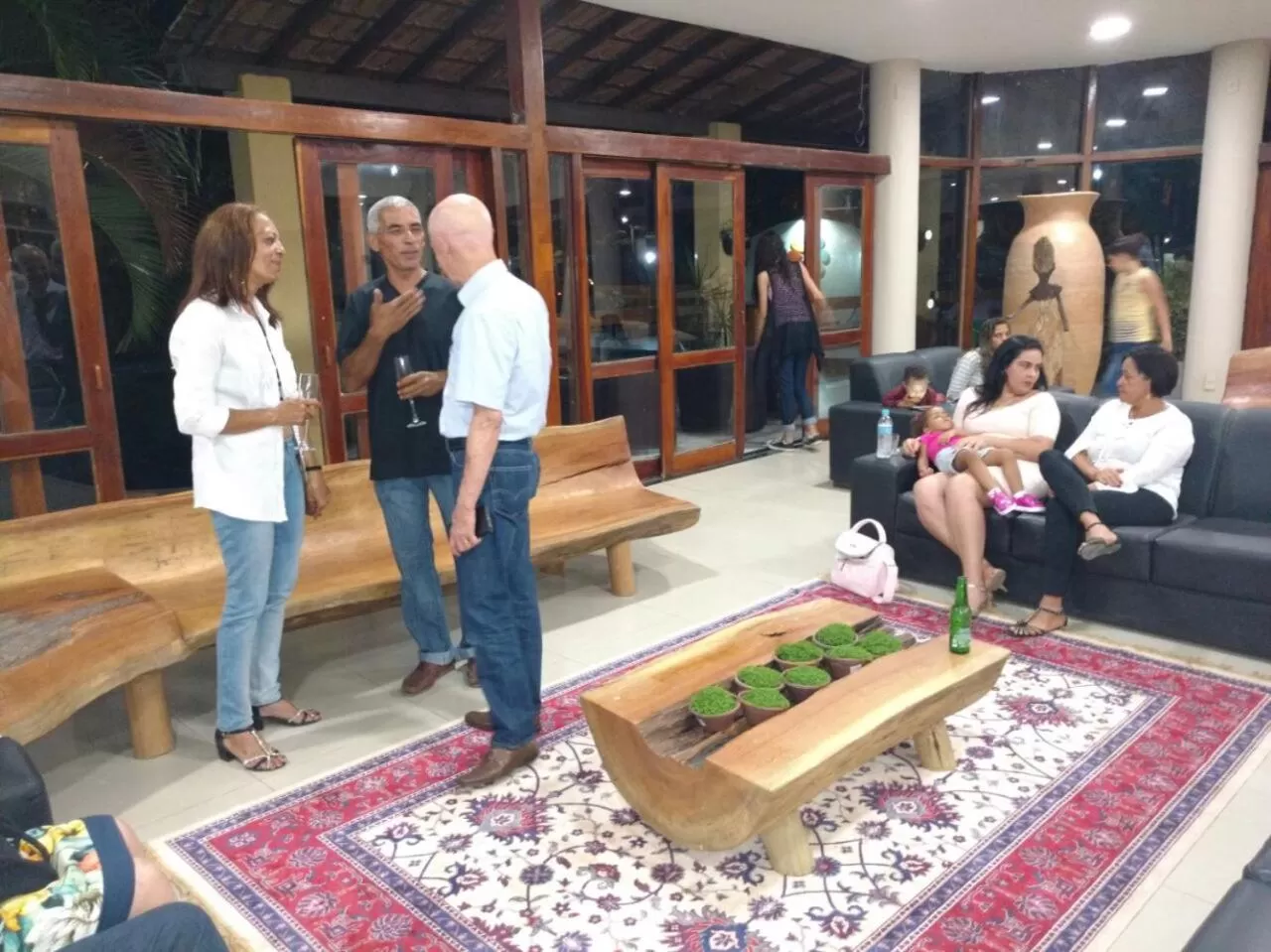 People in Floral Inn Family