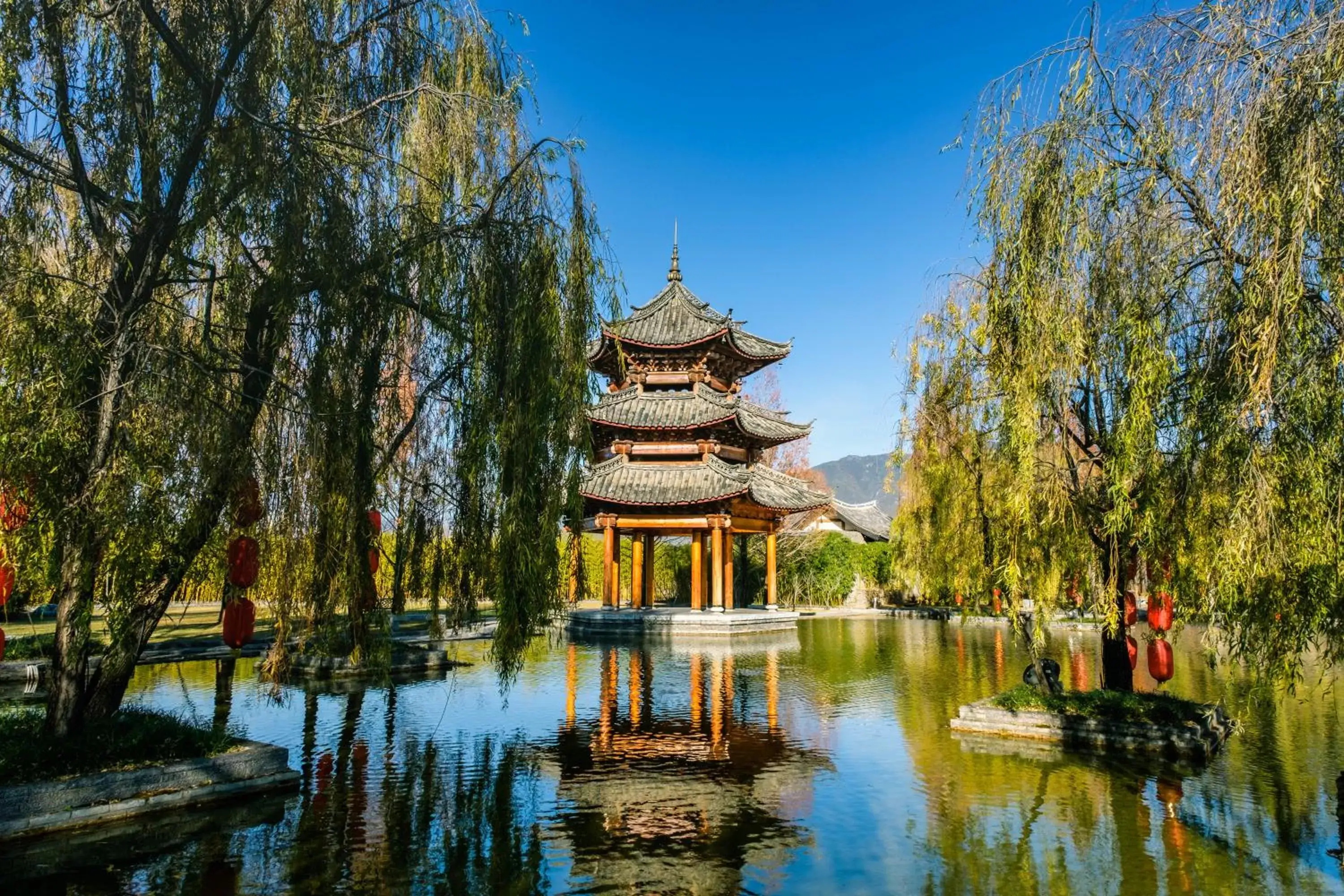 Natural landscape in Banyan Tree Lijiang