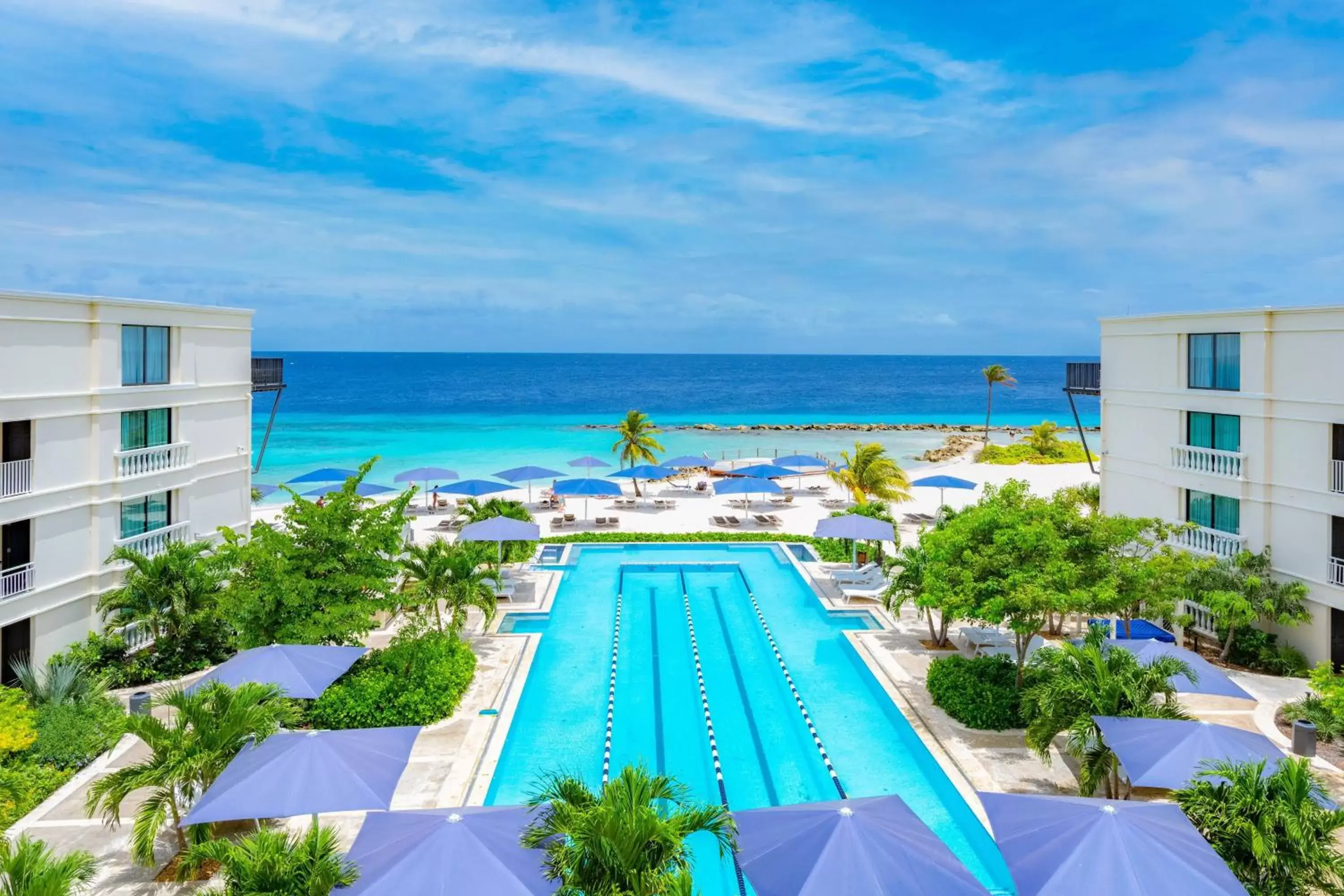 Photo of the whole room, Pool View in Curaçao Marriott Beach Resort