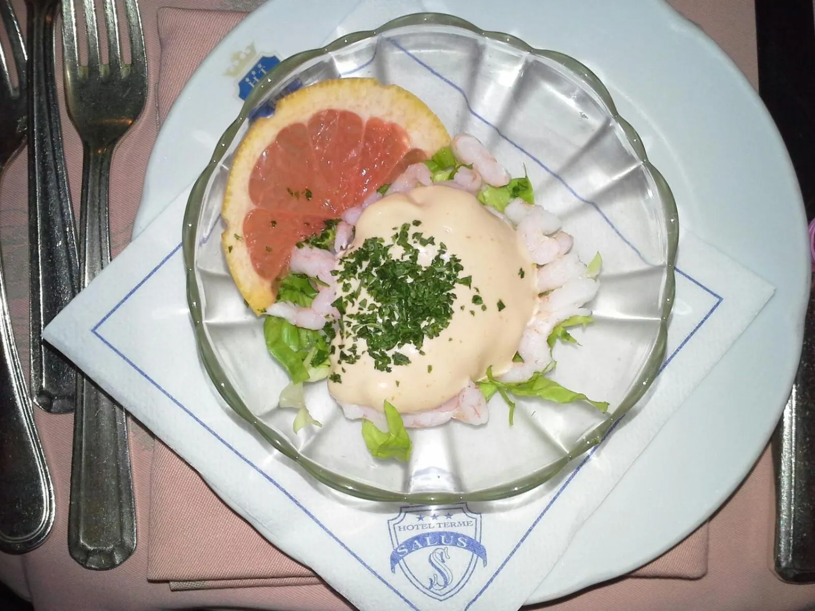 Food close-up in Hotel Terme Salus