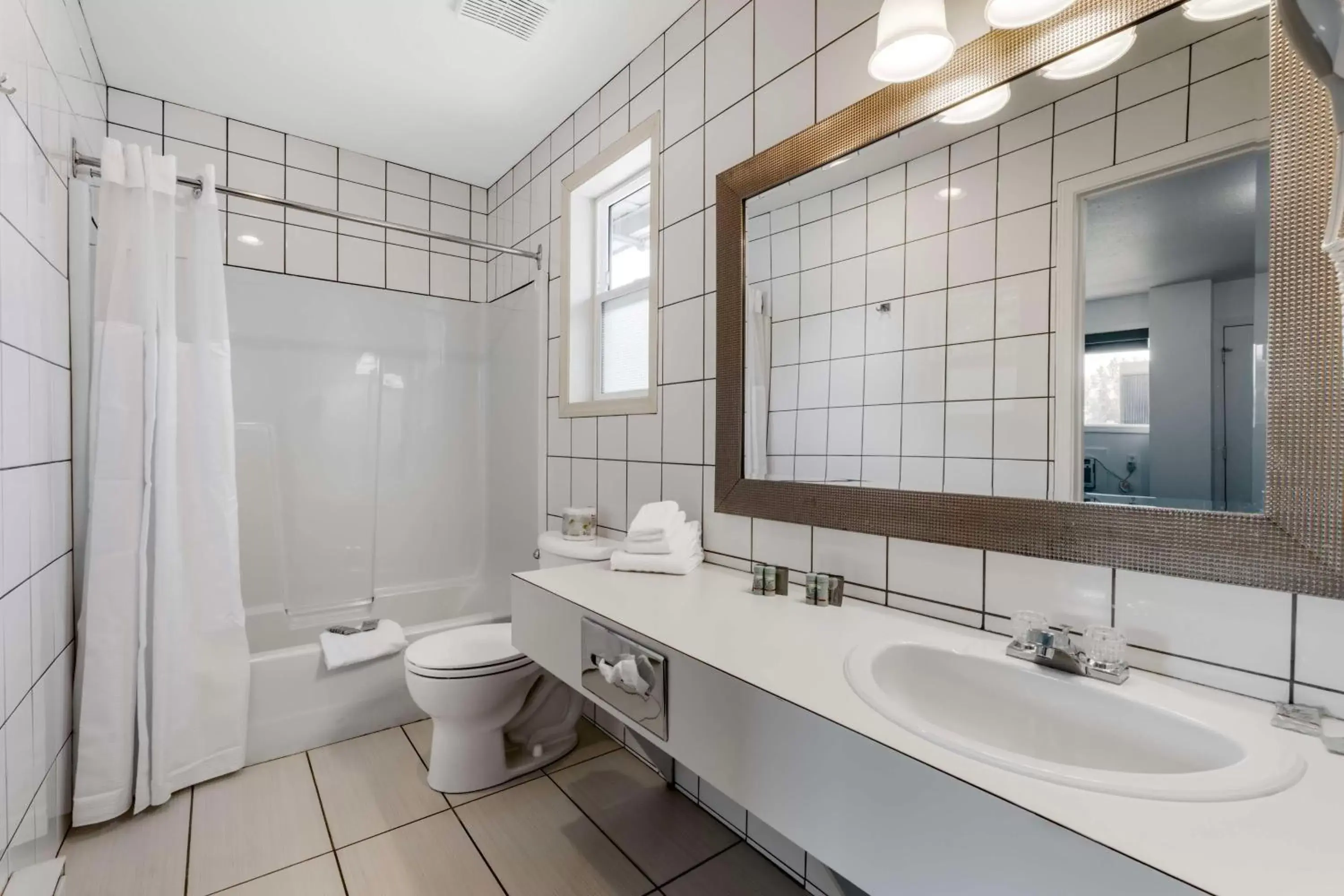 Bathroom in Stoke Hotel SureStay Collection by Best Western