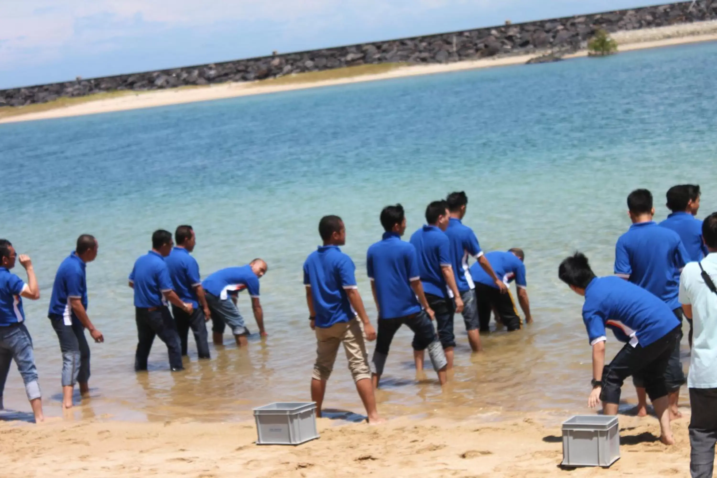 People, Beach in Mercure Manado Tateli Resort and Convention