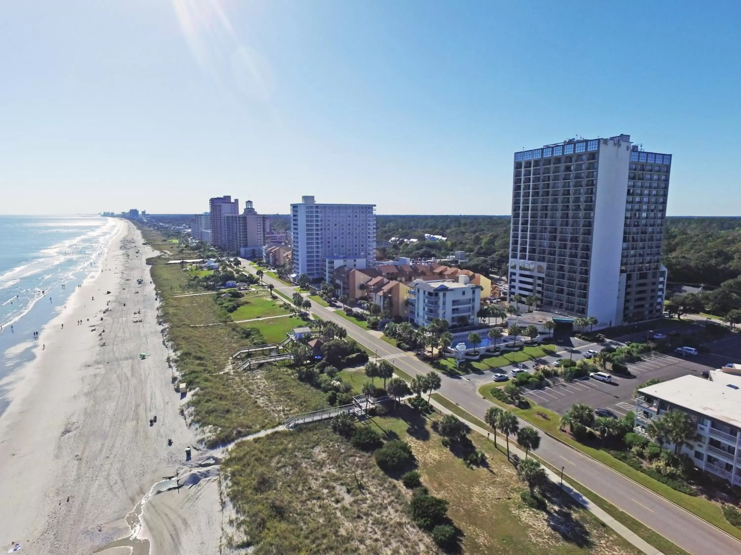 Bird's eye view in Ocean Forest Plaza by Palmetto Vacations