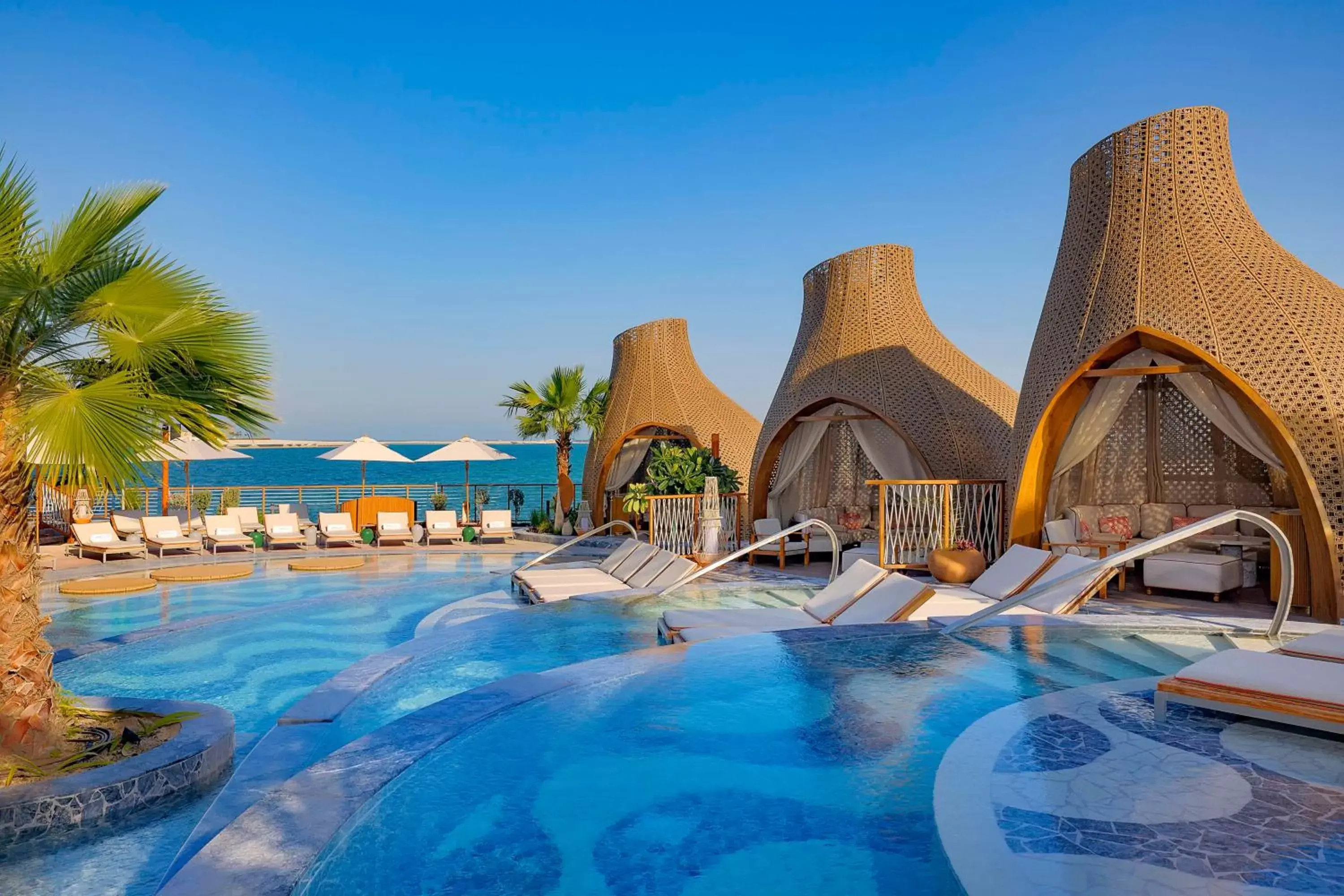 Pool view, Swimming Pool in Waldorf Astoria Lusail, Doha