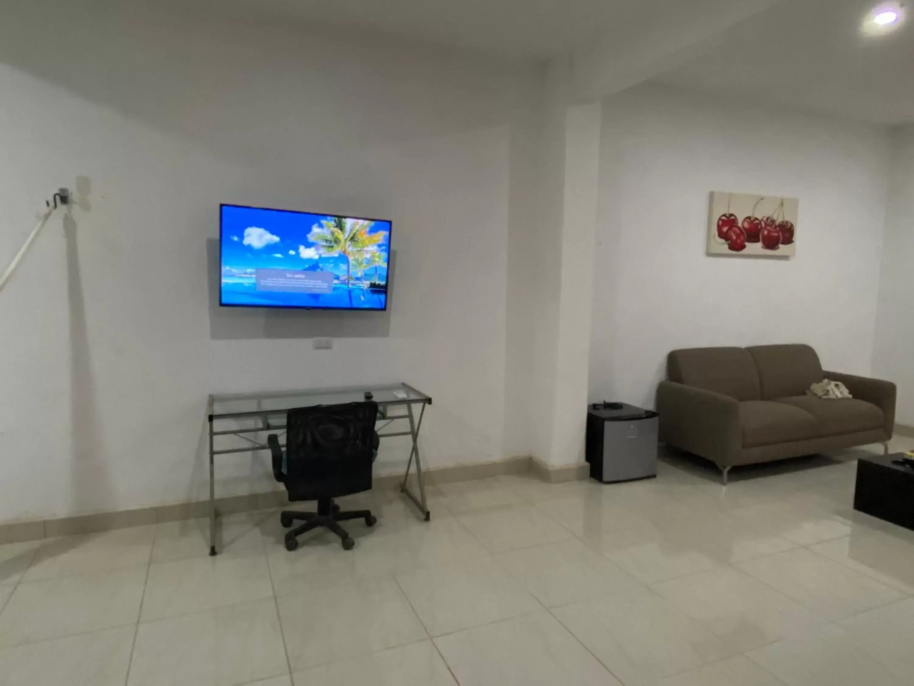 Seating area, TV/Entertainment Center in Casa Coronado Izamal