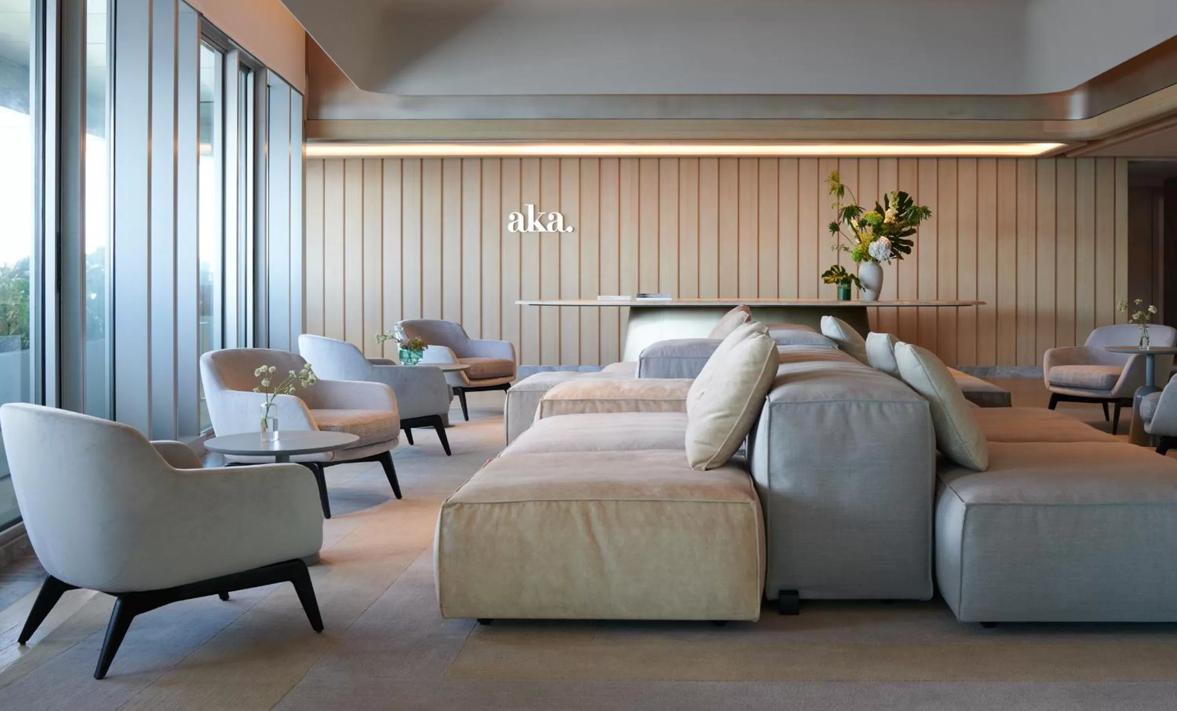 Communal lounge/ TV room in Hotel AKA Brickell