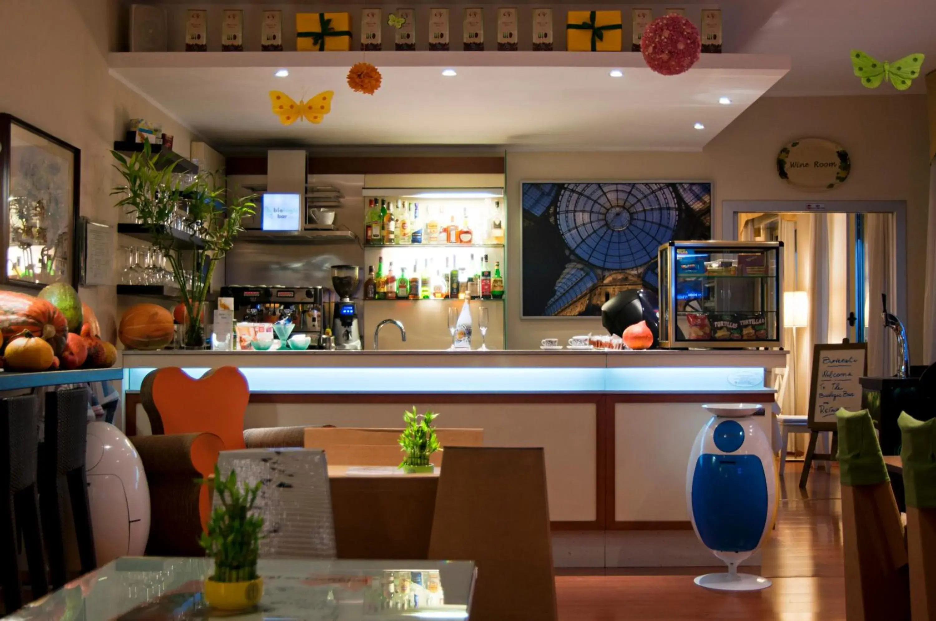 Lounge or bar, Lounge/Bar in eco Hotel Milano & BioRiso Restaurant