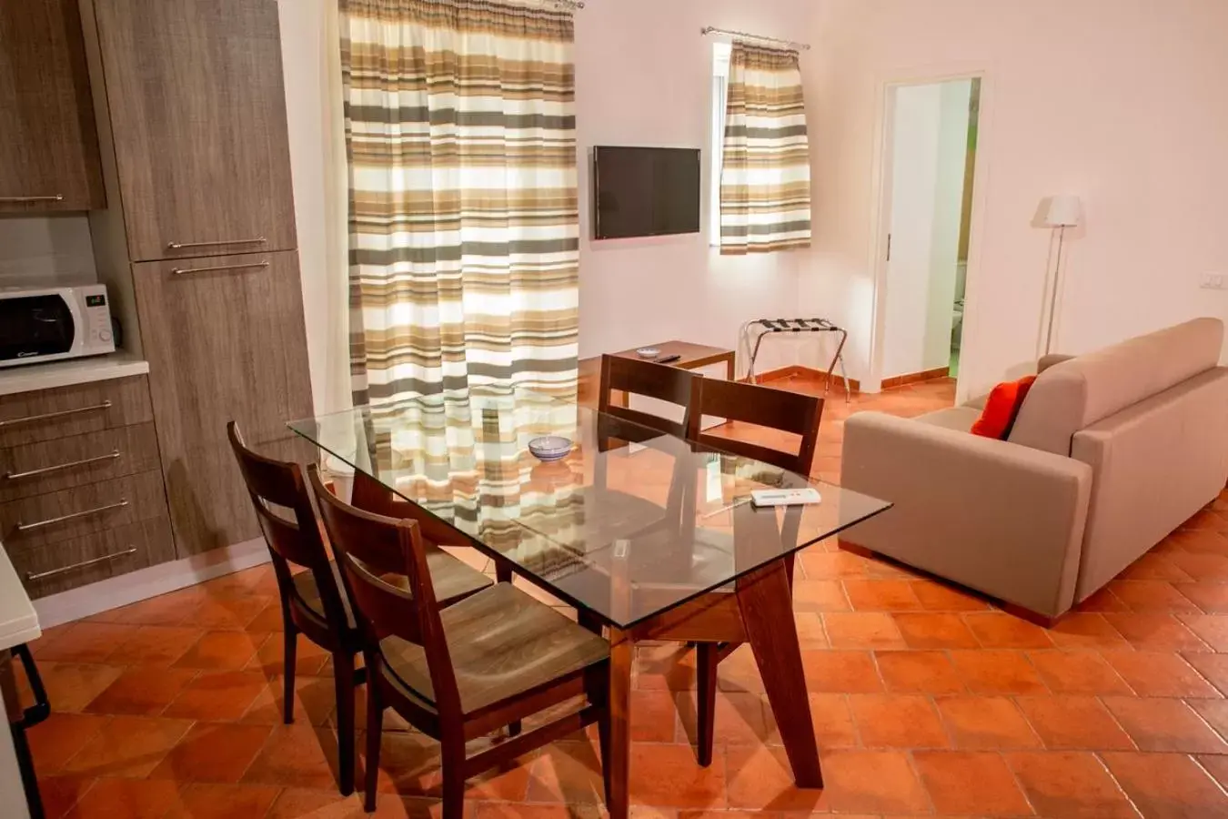 Living room, Dining Area in Dimora De Mauro