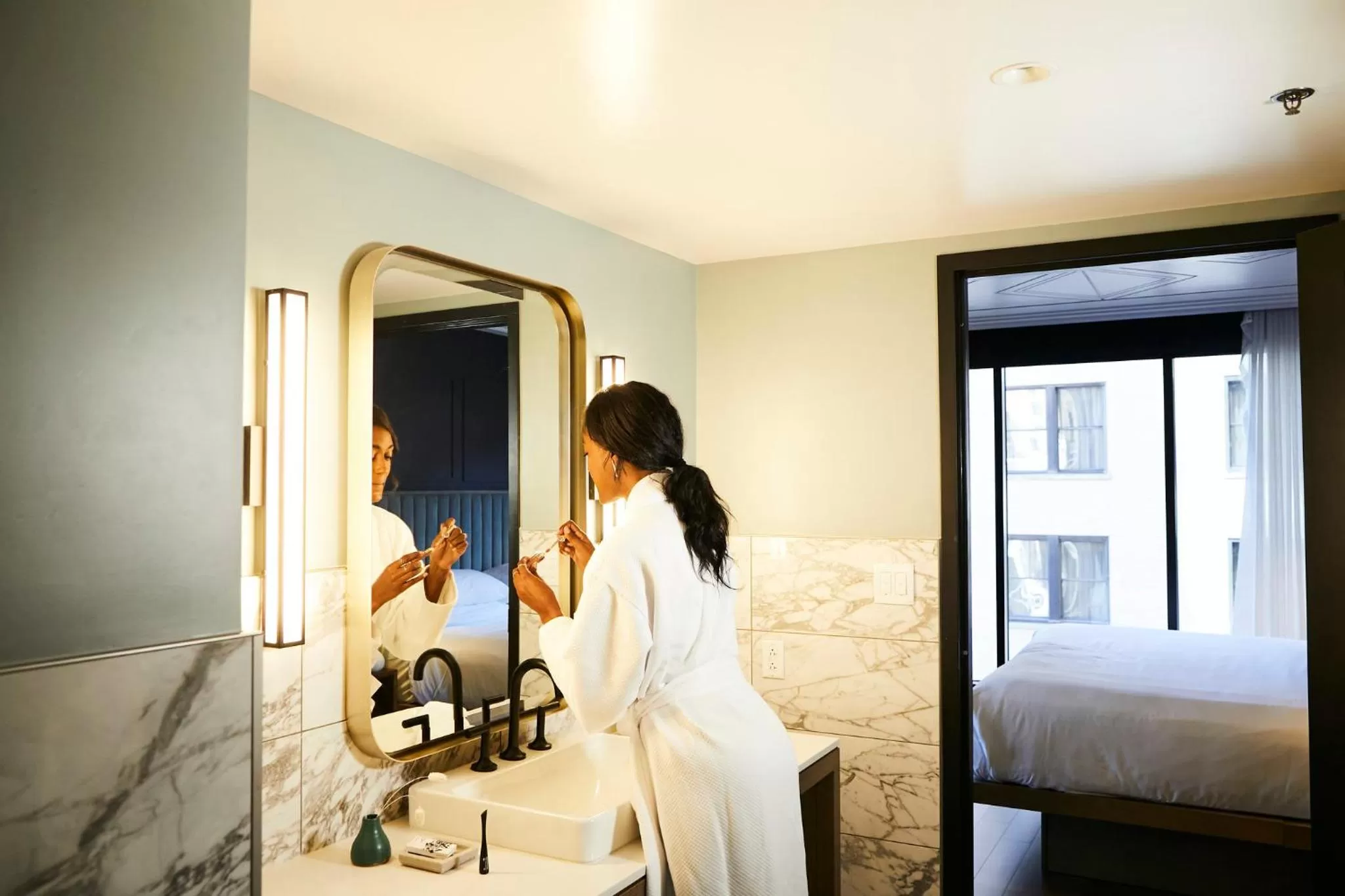 Photo of the whole room, Bed in Noelle