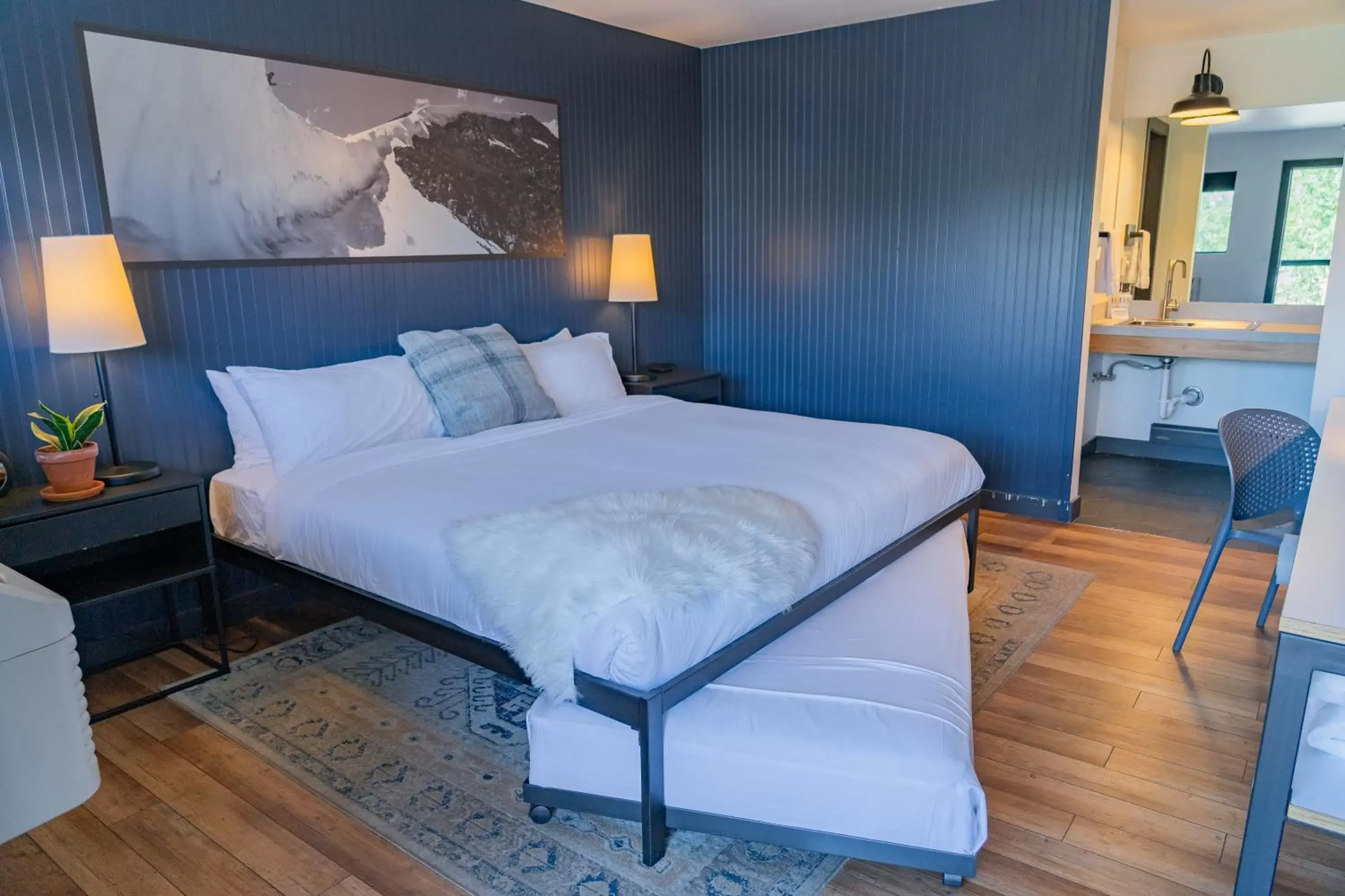 View (from property/room), Bed in Gravity Haus Winter Park View (from property/room), Bed in Gravity Haus Winter Park