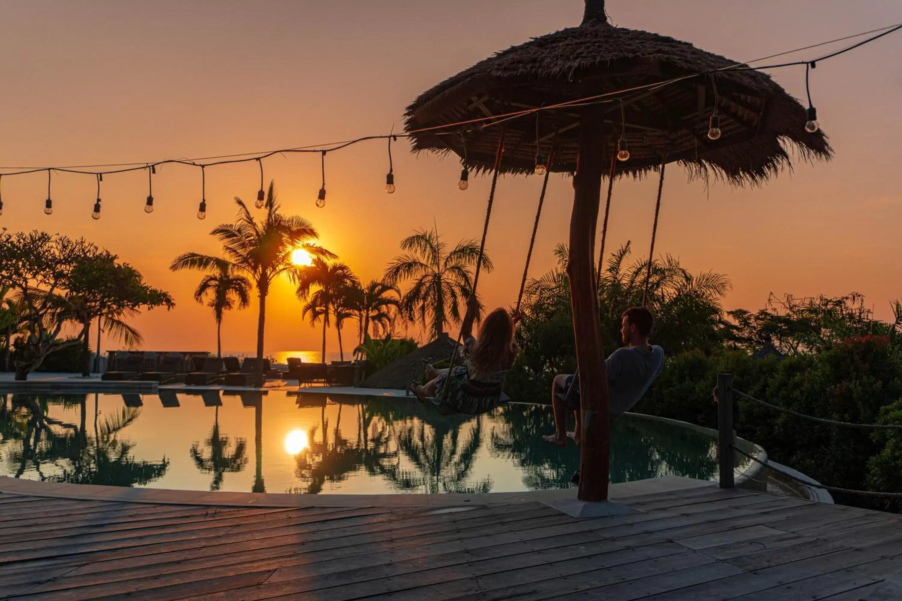 Swimming pool in La Joya Balangan Resort Swimming pool in La Joya Balangan Resort