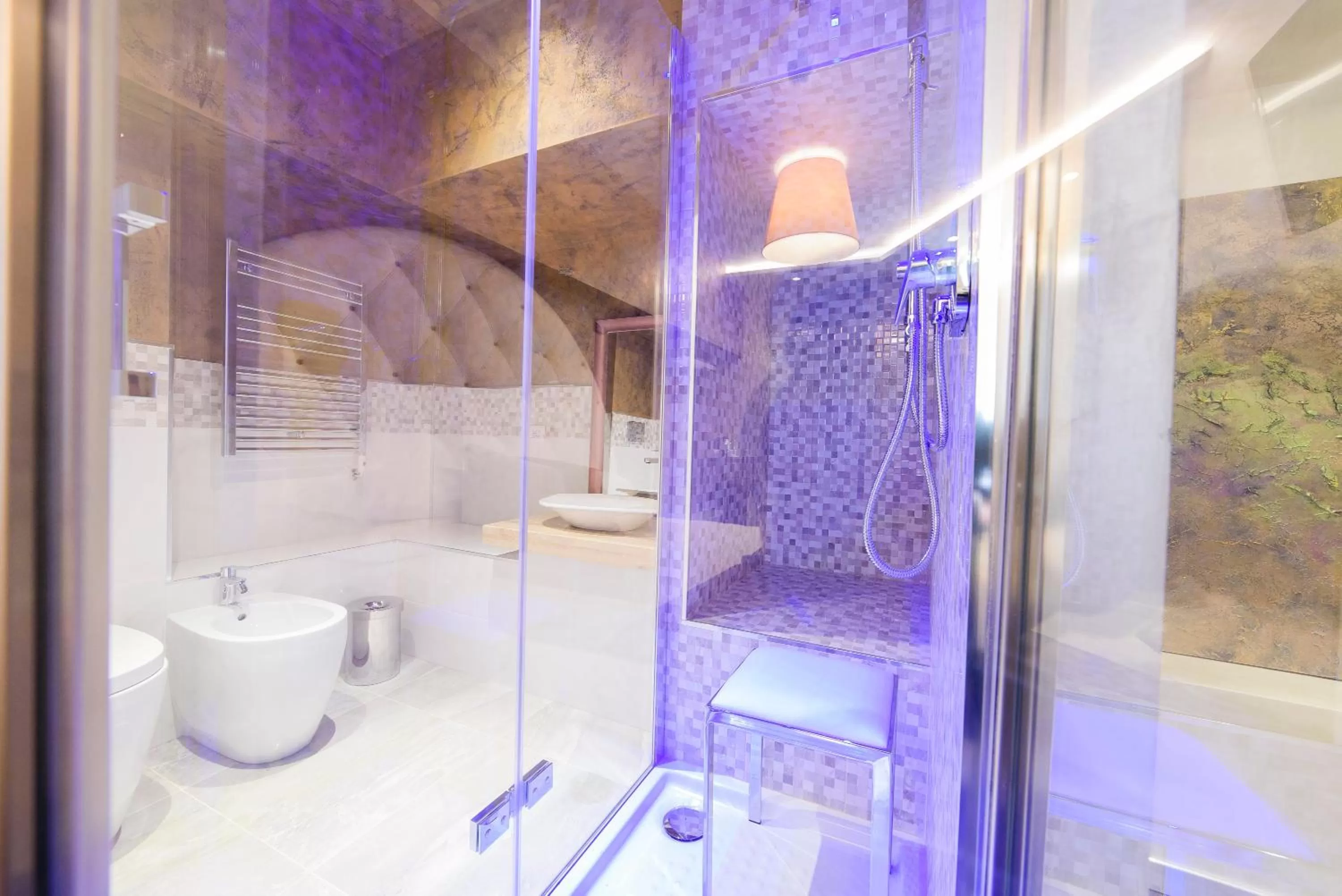 Shower in Hotel Vespasiano