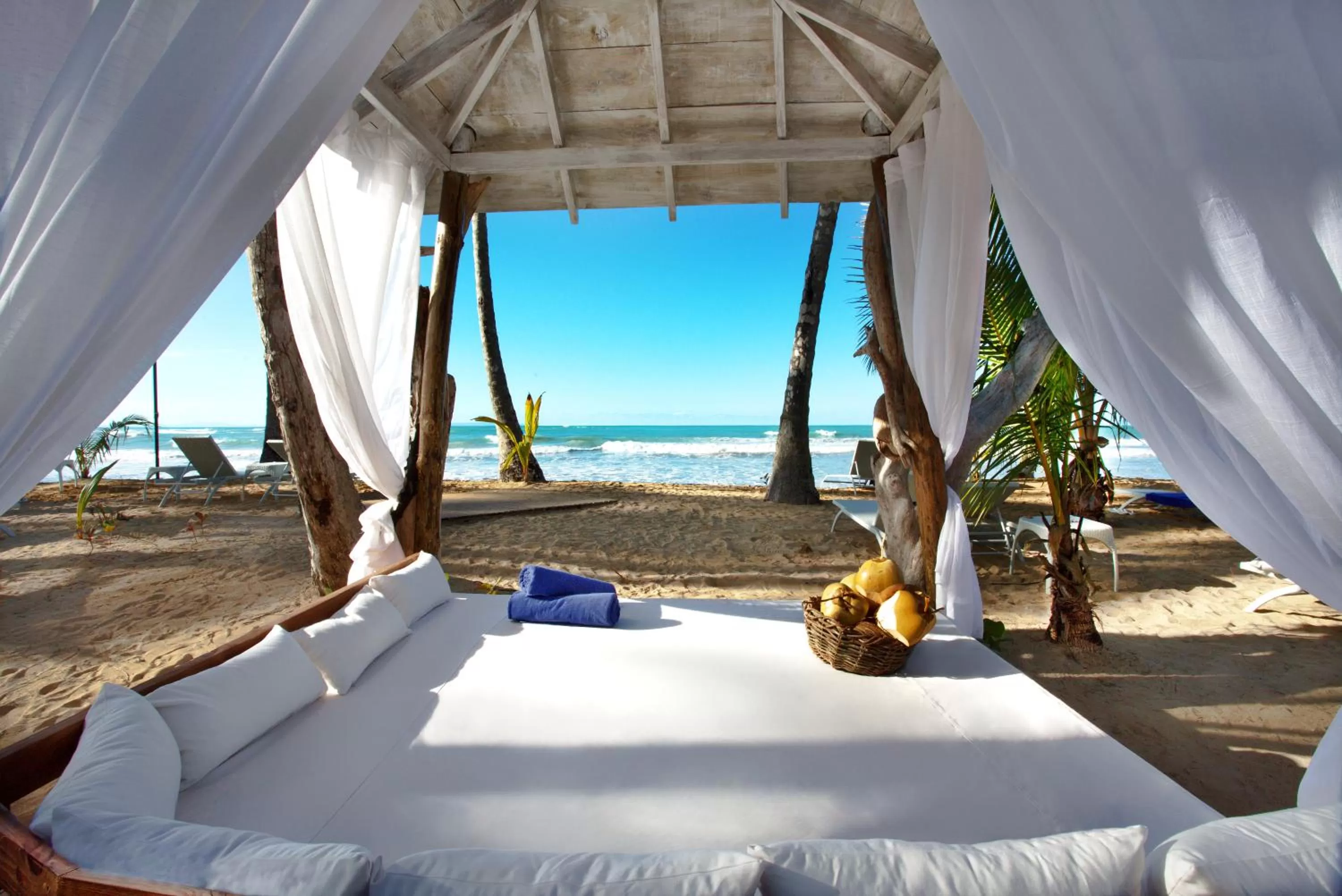 Beach, Bed in Viva V Samana by Wyndham, A Trademark Adults All Inclusive