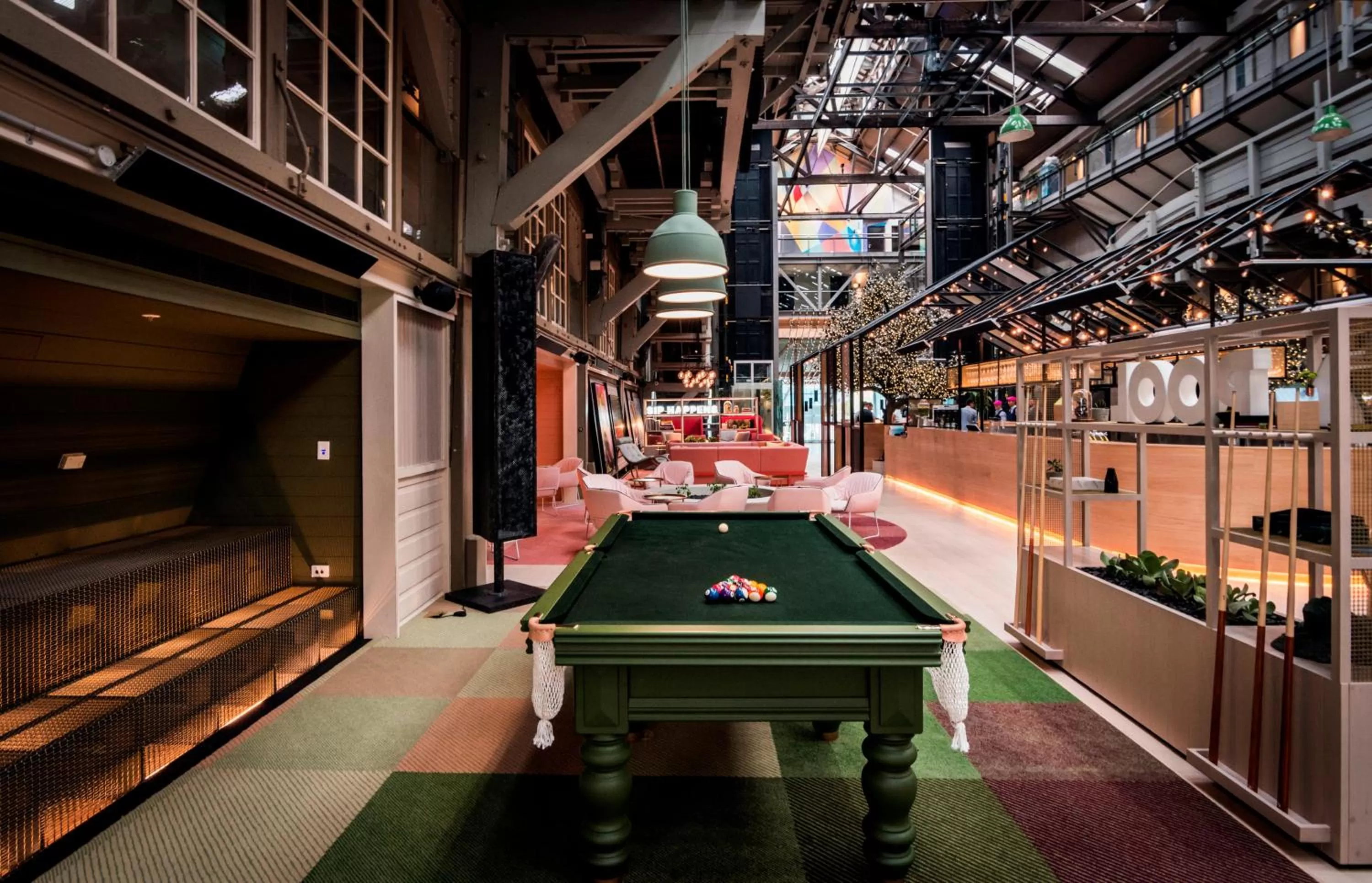 Billiard in Ovolo Sydney Woolloomooloo, a Wyndham Hotel