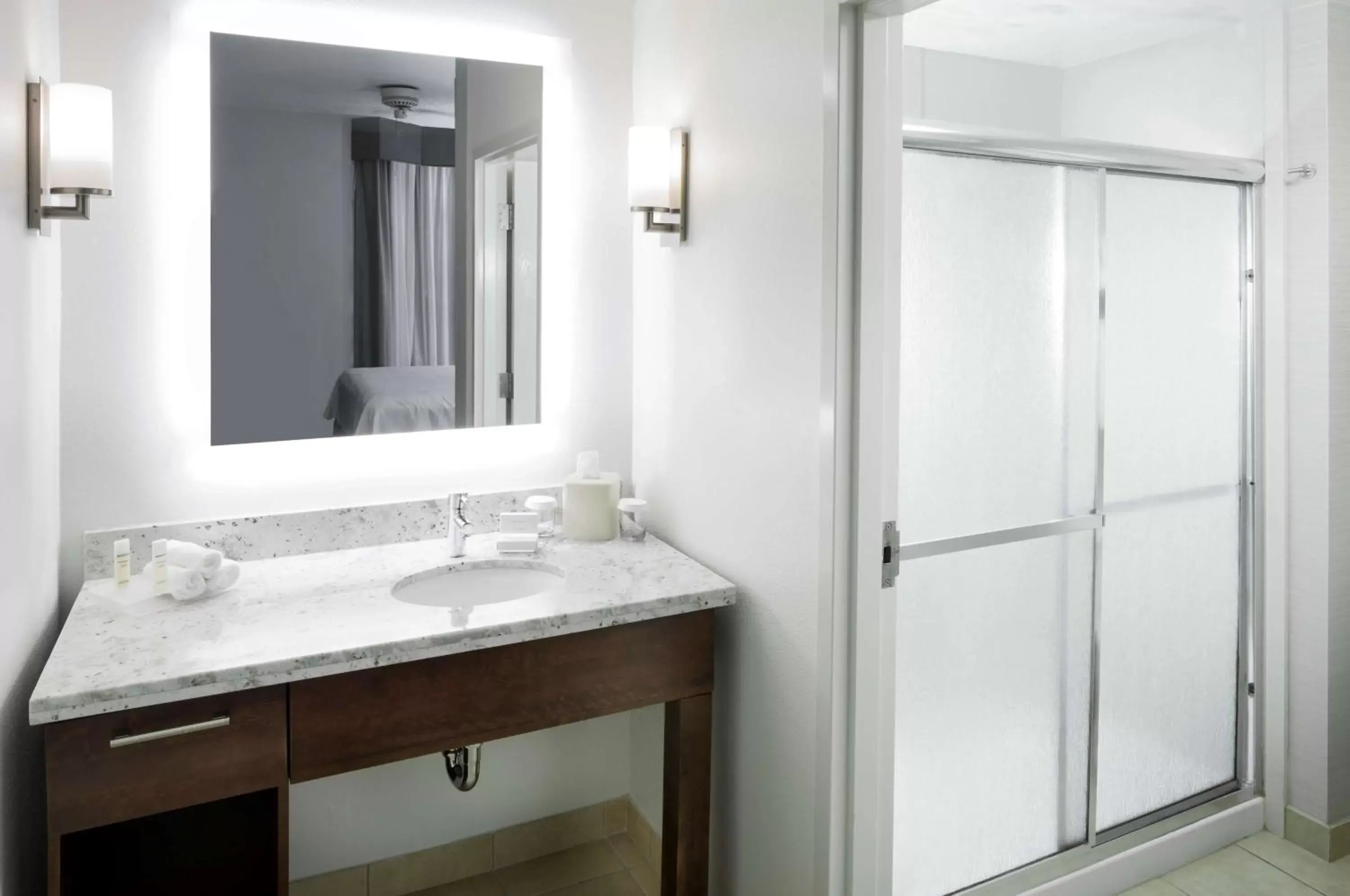 Bathroom in Homewood Suites by Hilton Chattanooga - Hamilton Place