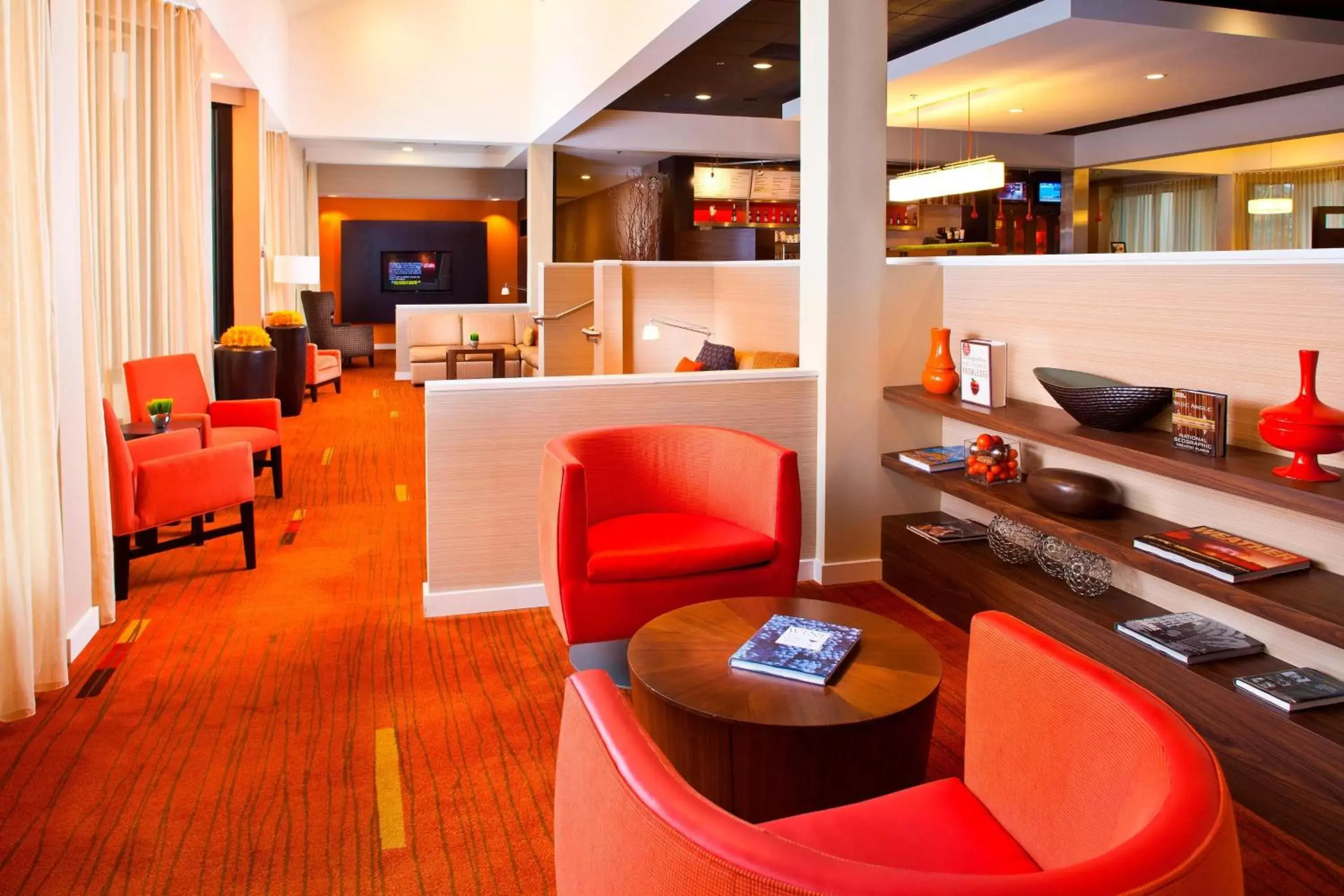 Lobby or reception, Lounge/Bar in Courtyard by Marriott Memphis Airport