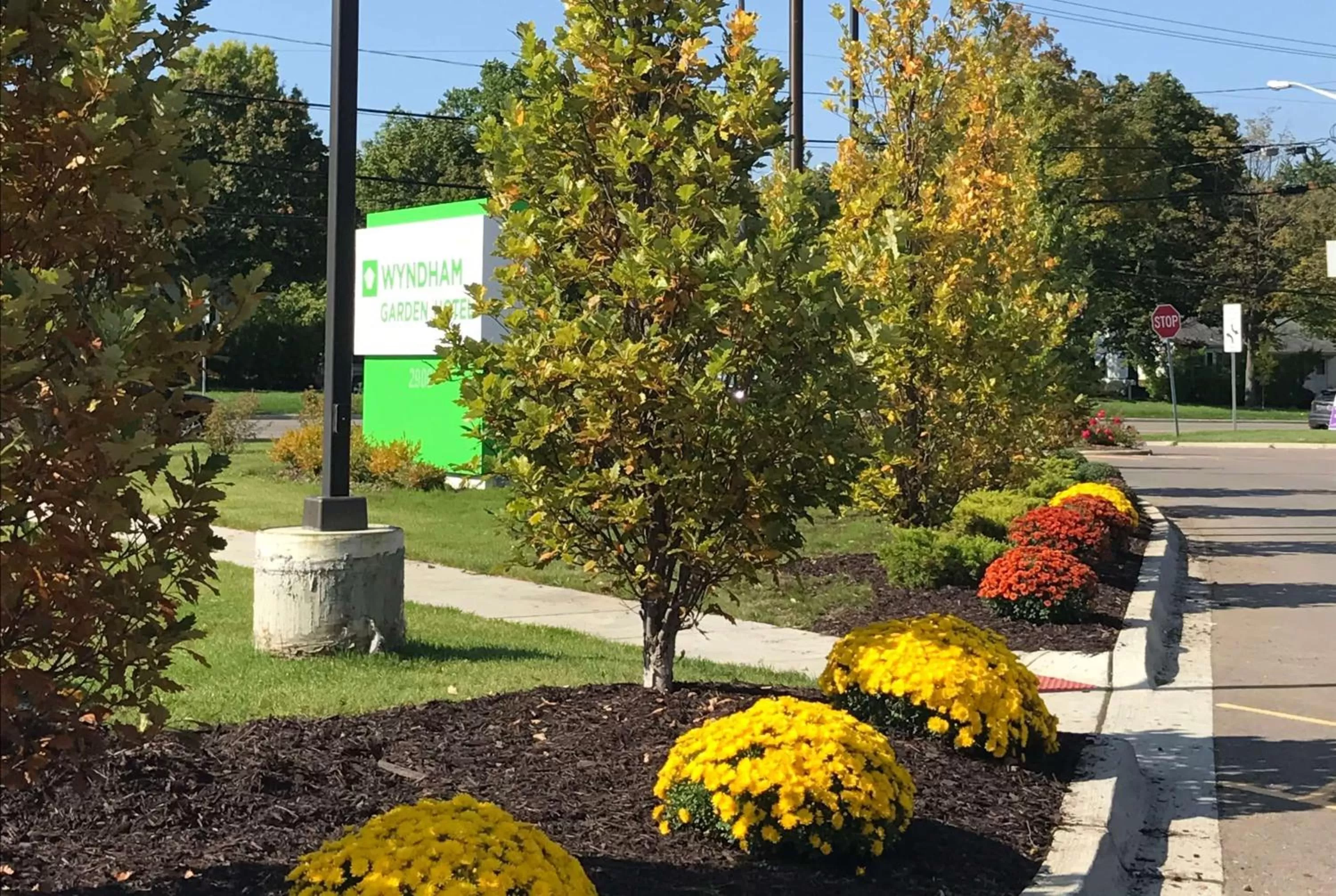 Property building, Garden in Wyndham Garden Ann Arbor