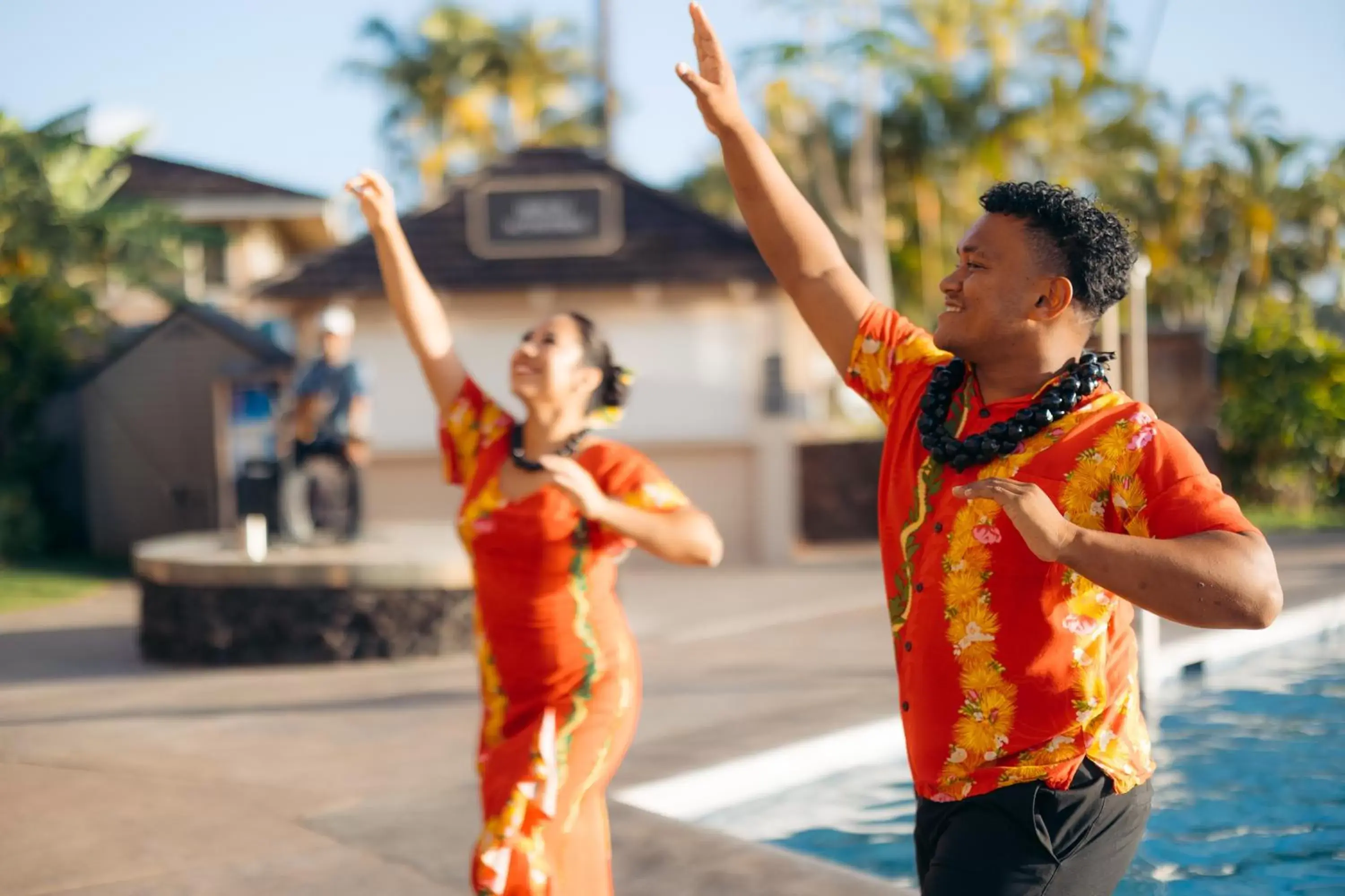 Evening entertainment, Children in Royal Lahaina Resort & Bungalows