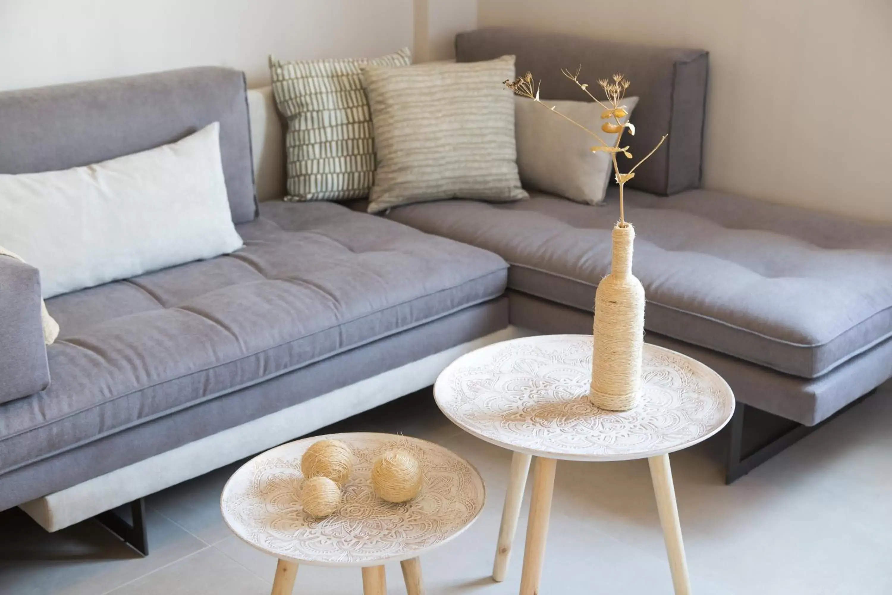 Seating Area in Calmare suites