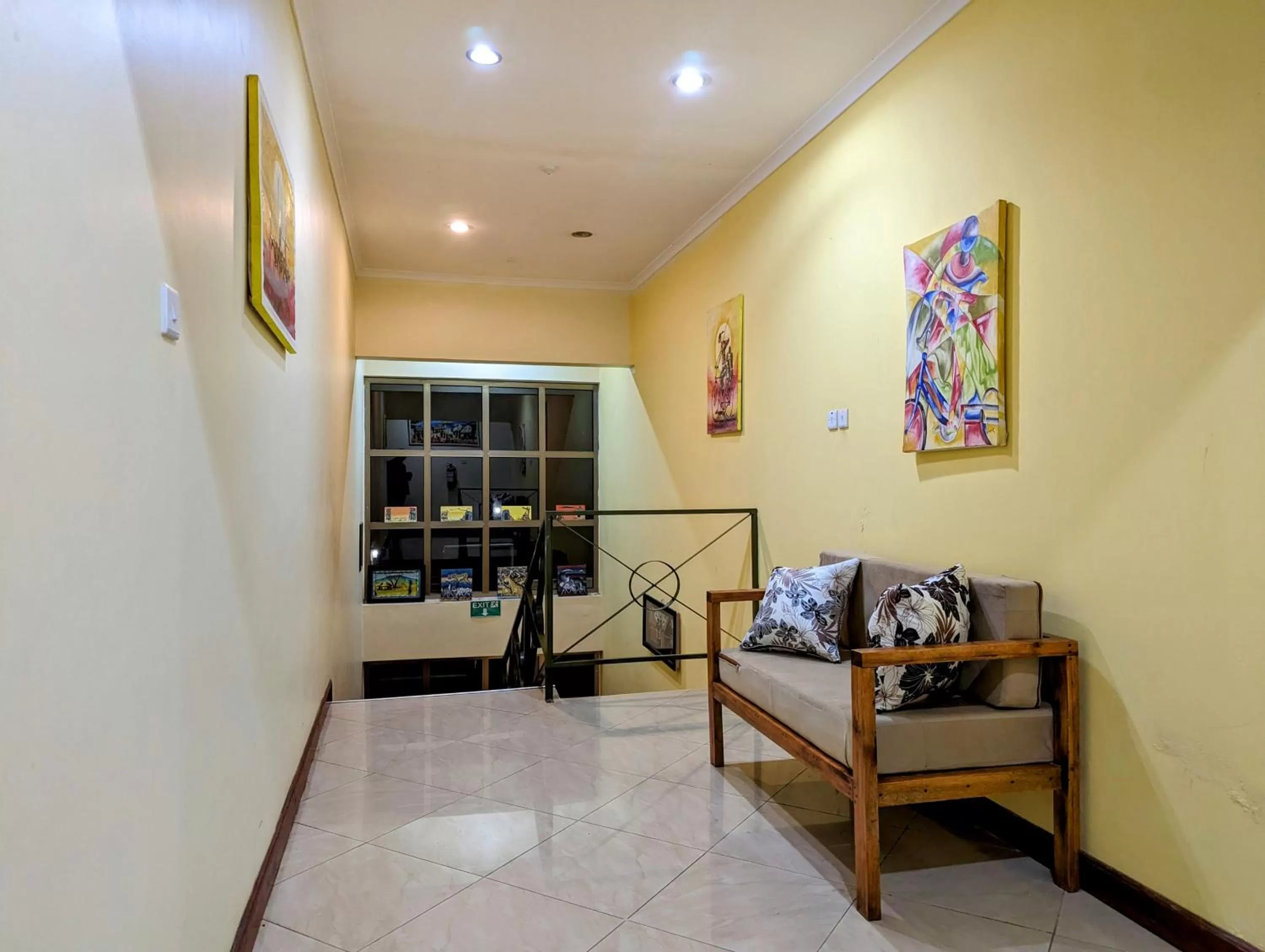 Seating area in Mvuli Hotels Arusha