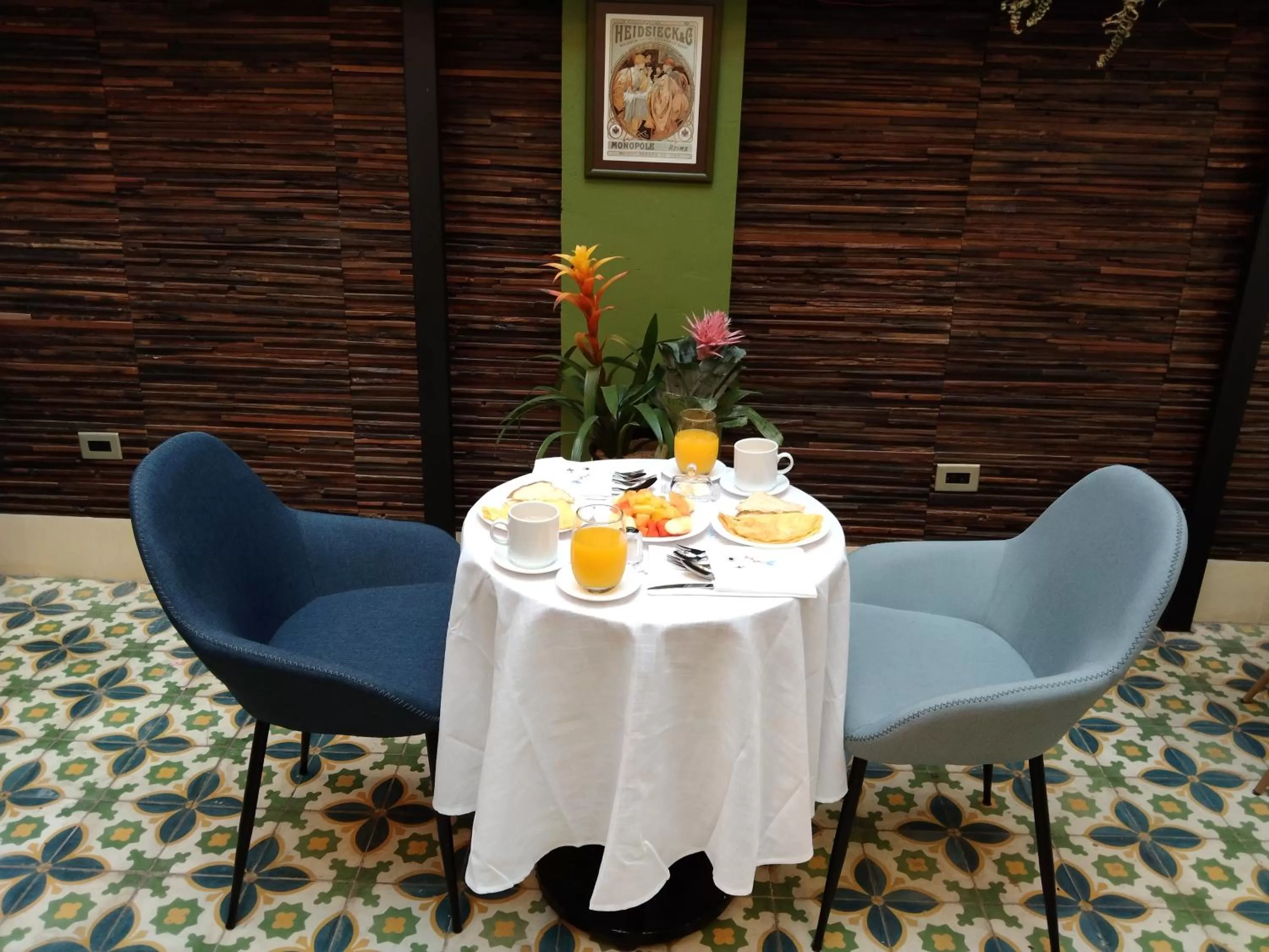 Breakfast in Hotel Boutique Quinta Camacho