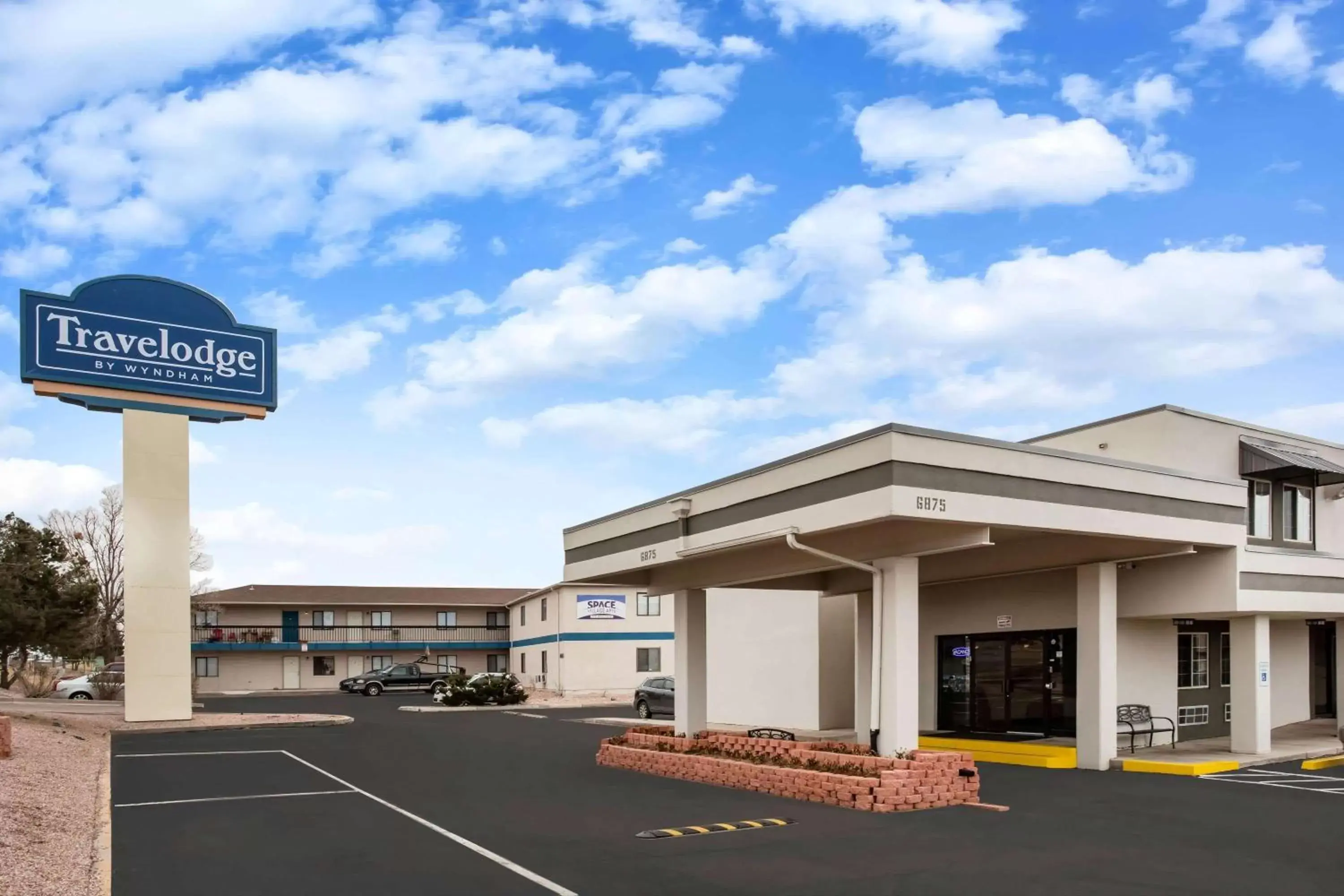 Property Building in Travelodge by Wyndham Colorado Springs Airport/Peterson AFB