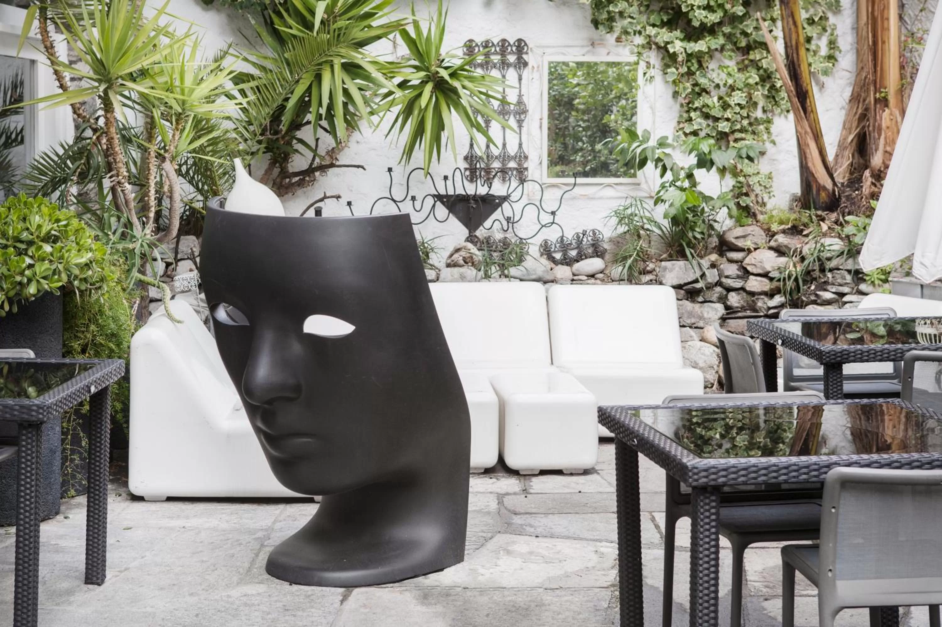 Patio in Caffè dell'Arte Boutique Rooms Locarno