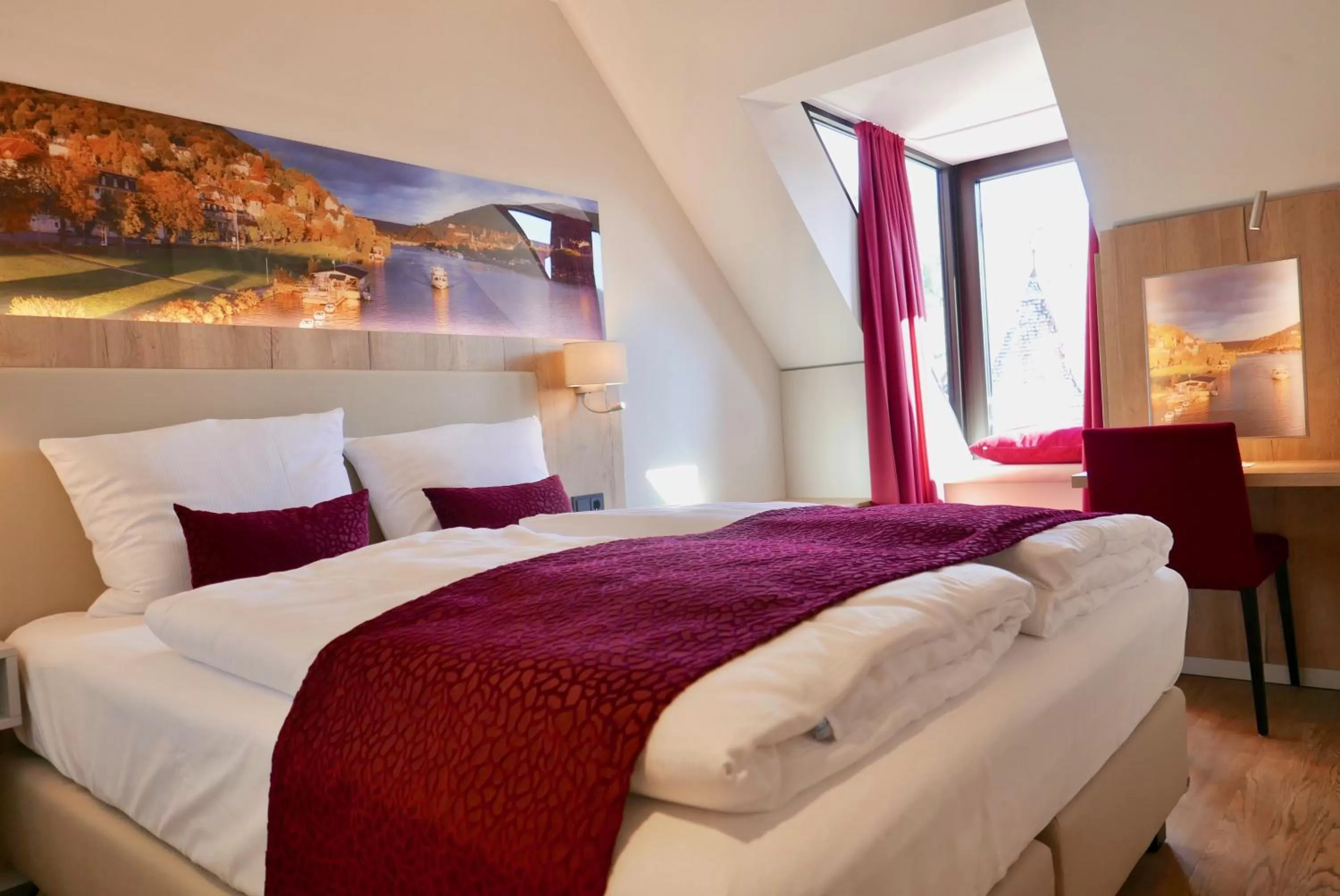 Photo of the whole room, Bed in Rafaela Hotel Heidelberg