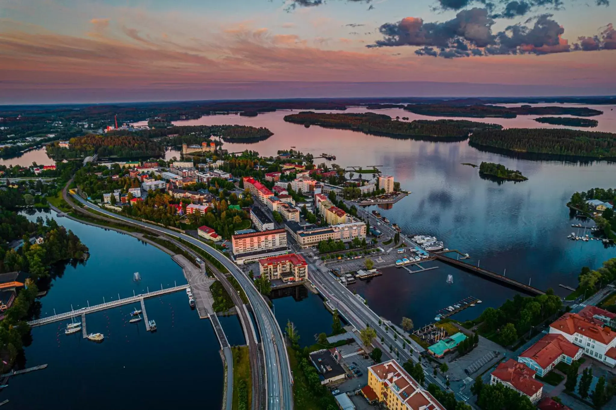 Property building, Bird's-eye View in Original Sokos Hotel Seurahuone Savonlinna