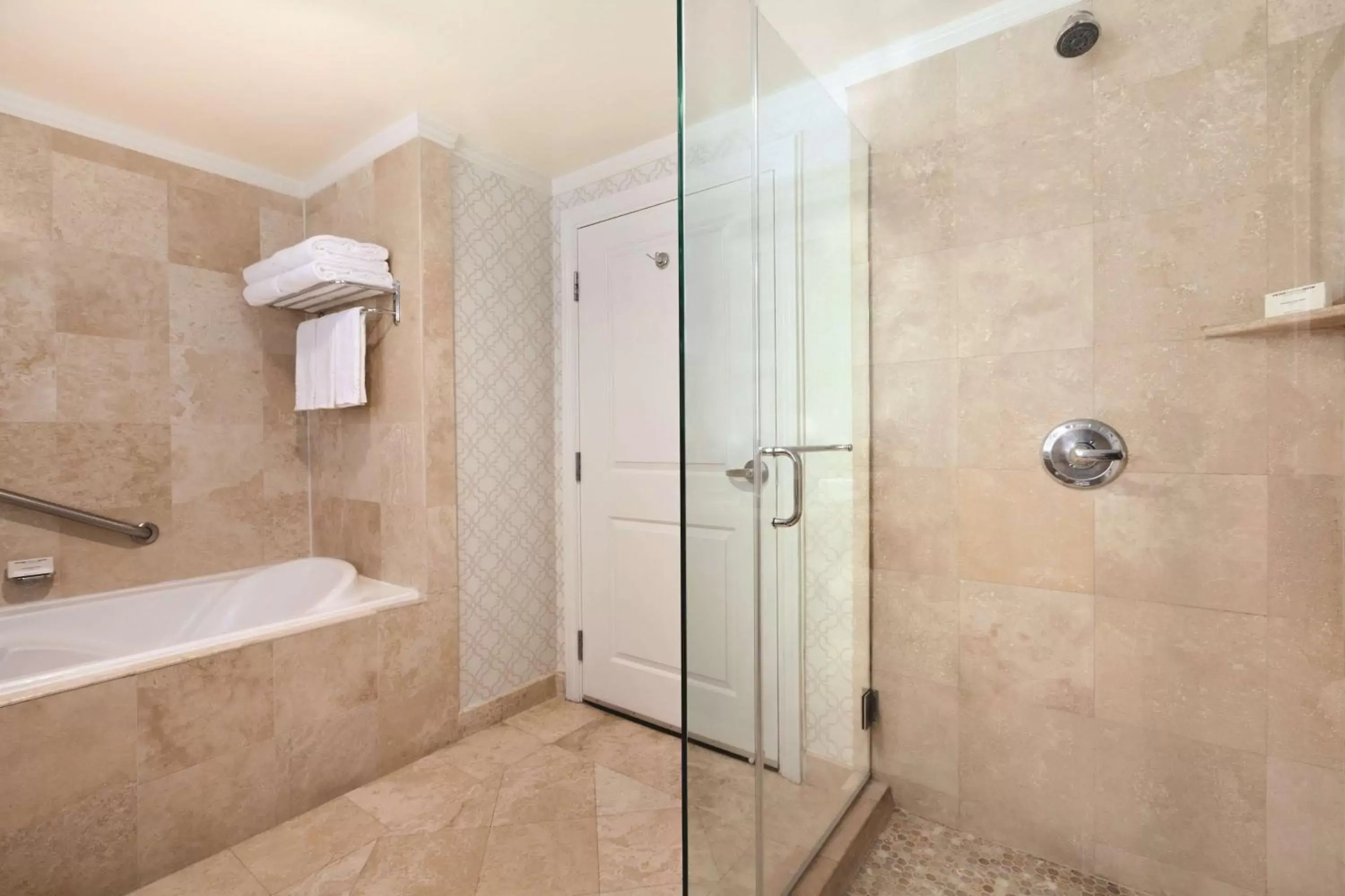 Bathroom in Hilton Los Angeles/San Gabriel Bathroom in Hilton Los Angeles/San Gabriel