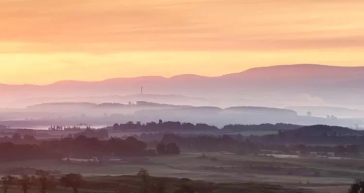 Sunset, Sunrise/Sunset in Dryburgh Arms Pub with Rooms