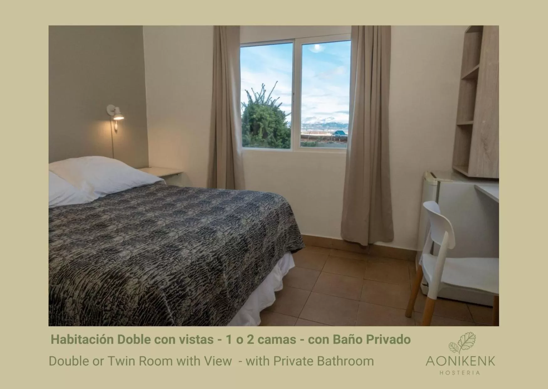 Photo of the whole room, Bed in Hostería Aonikenk