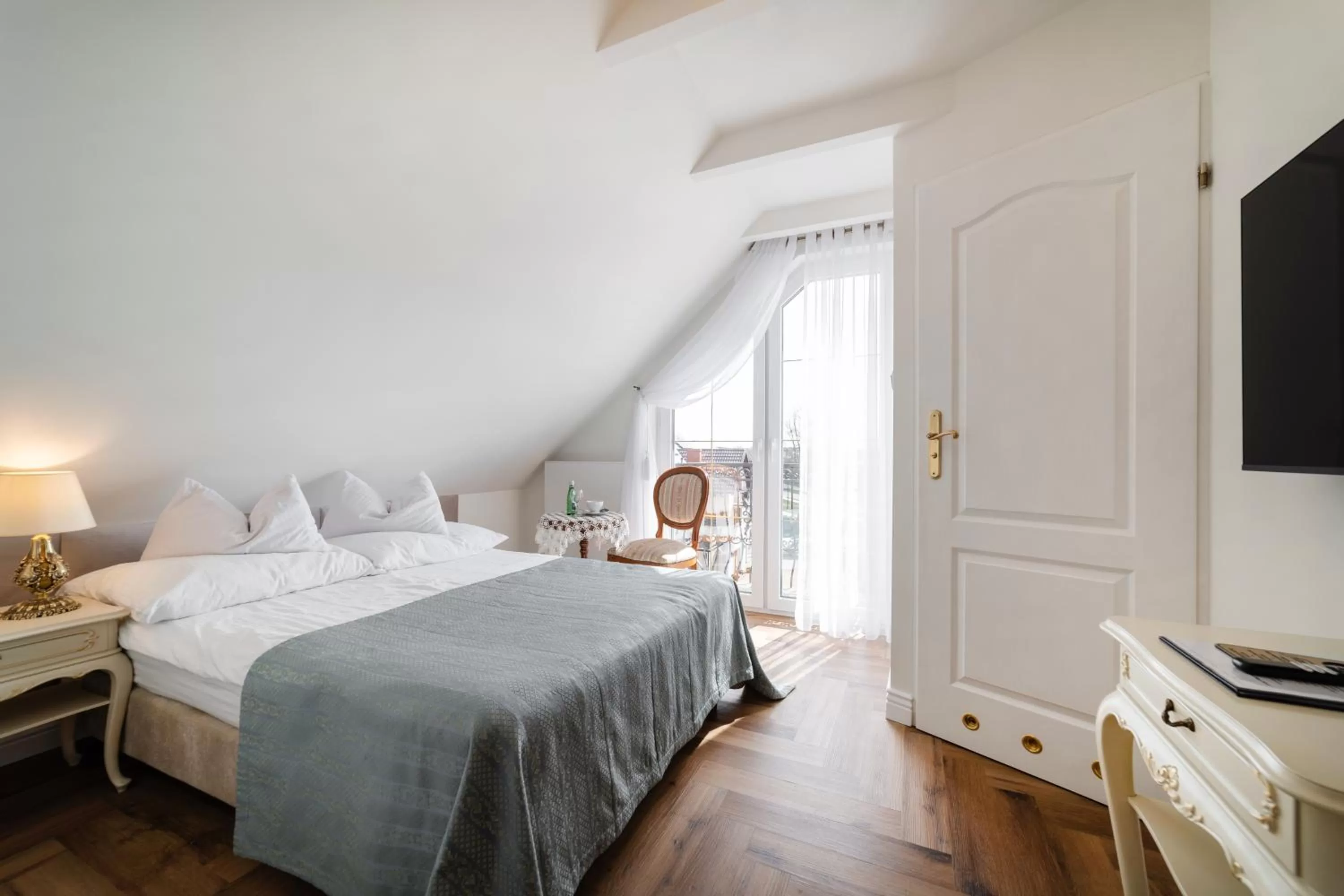 Bed in Pensjonat & Restauracja Admirał