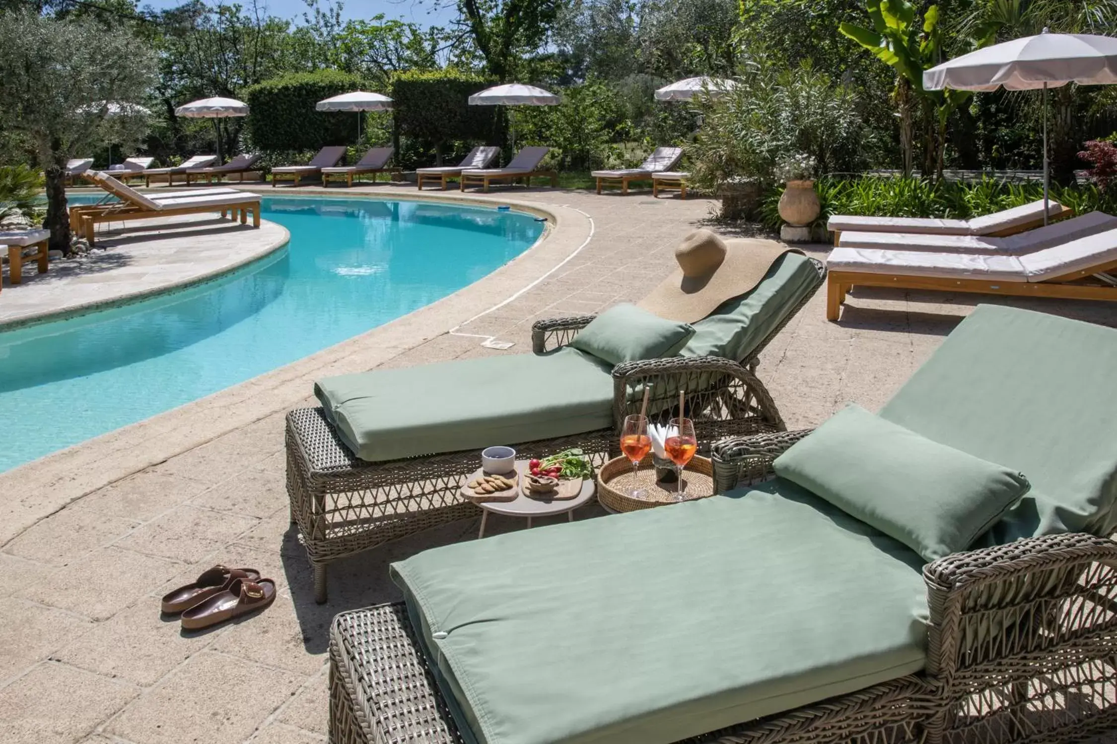 Swimming Pool in Hotel Les Messugues