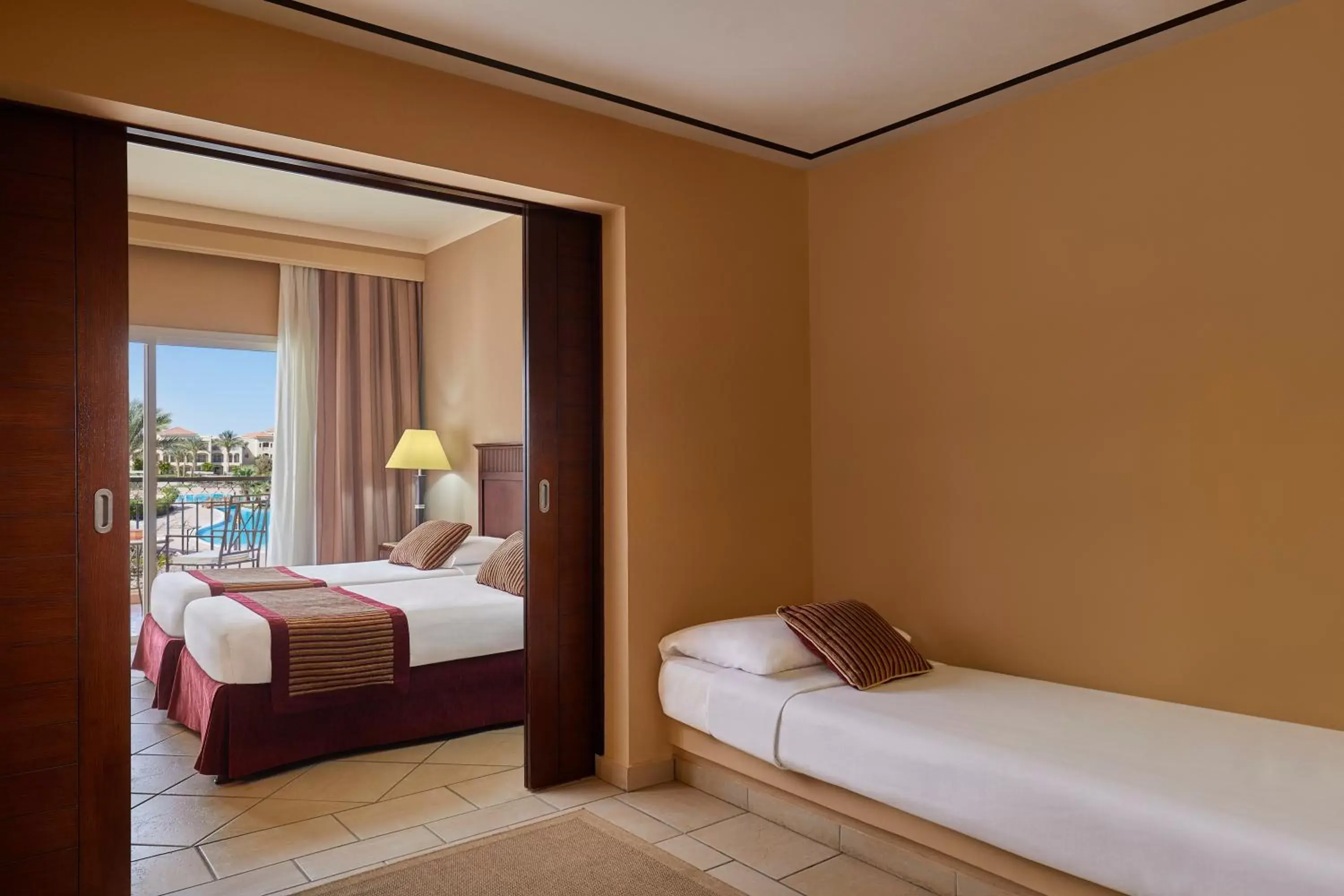 Bedroom, Bed in Jaz Mirabel Resort