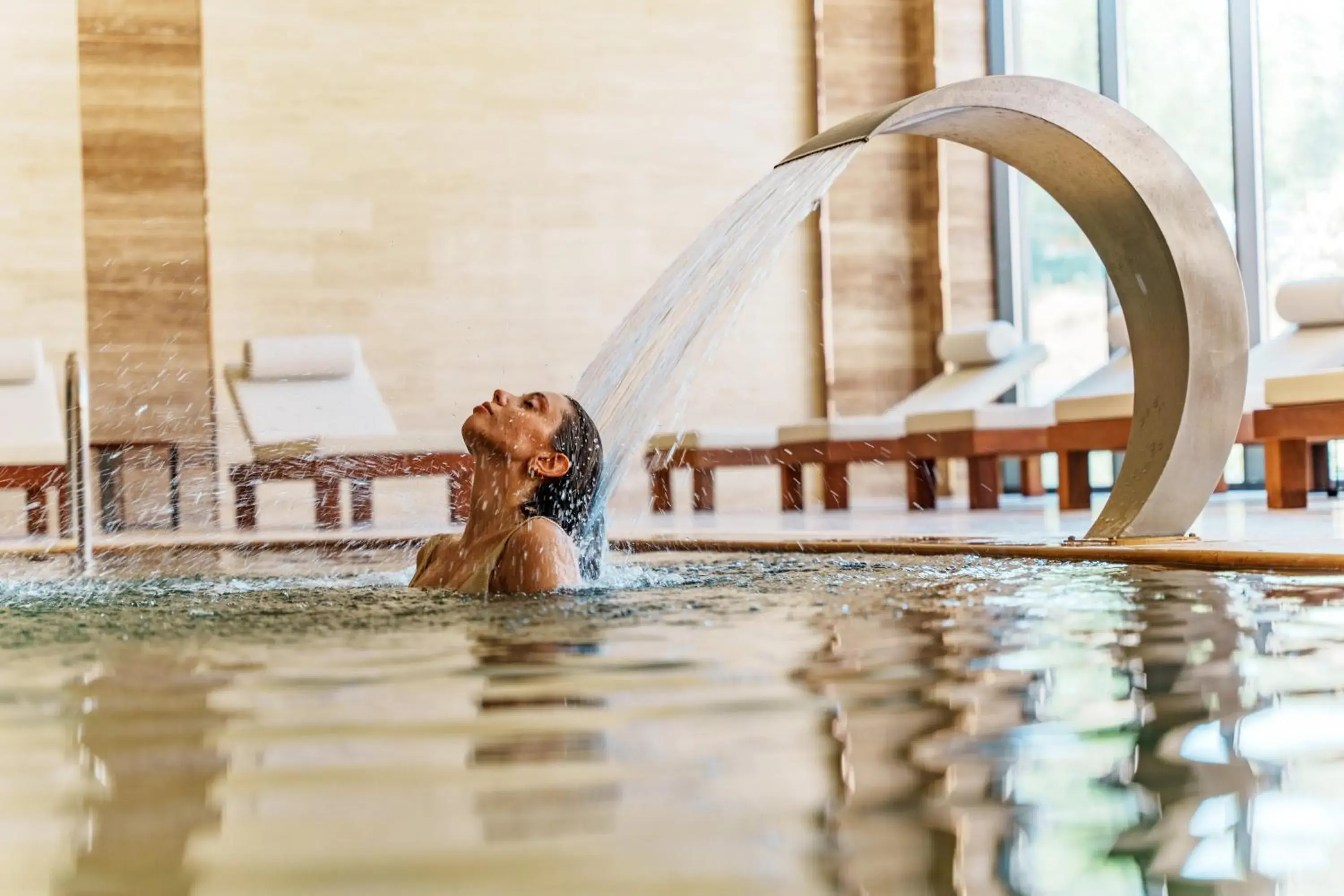 Hot Spring Bath, Swimming Pool in Anadolu Hotels Esenboga Thermal