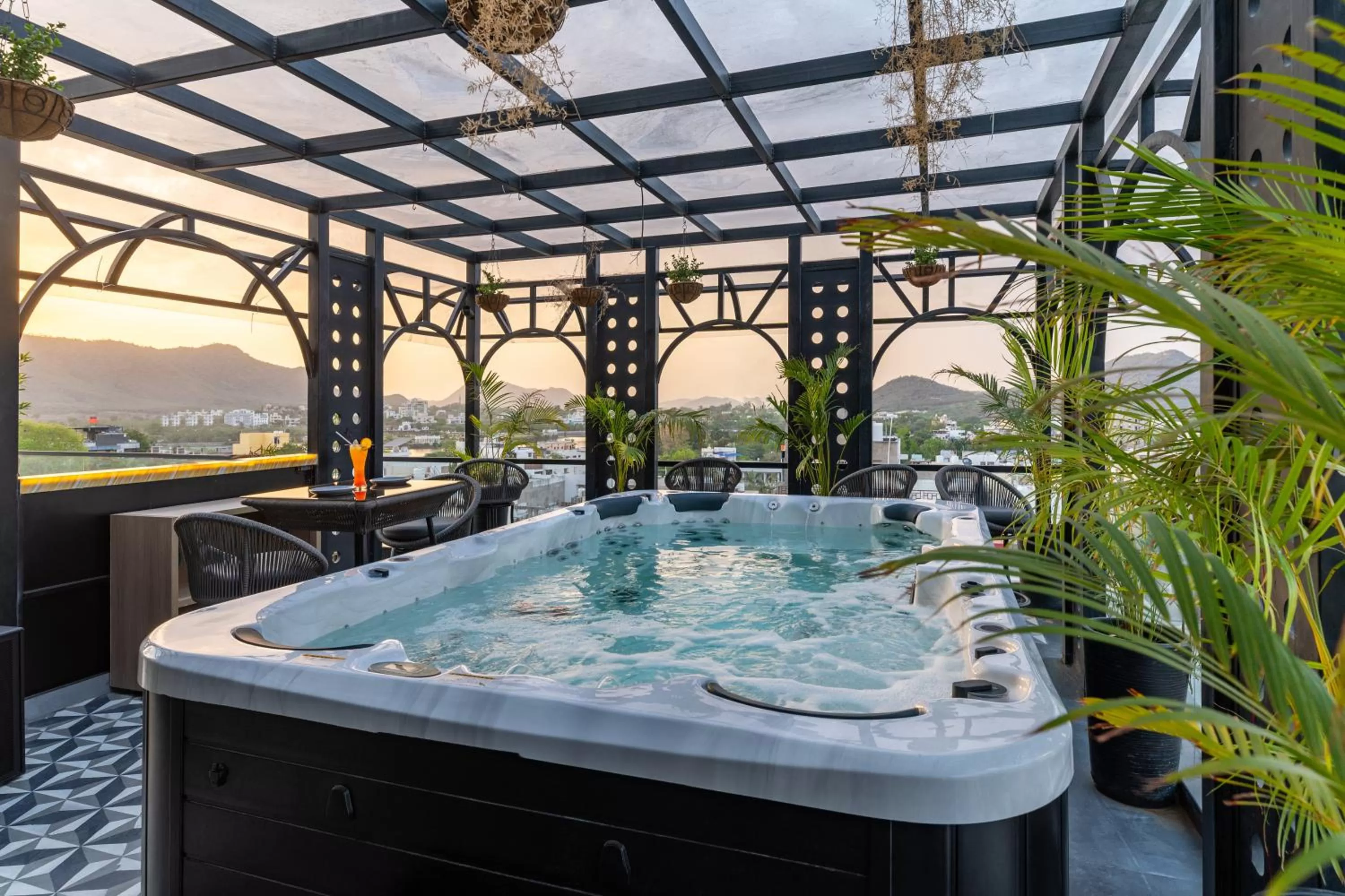 Hot Tub in Downtown Prime A Premium Boutique Hotel Udaipur - My Downtown Hotels