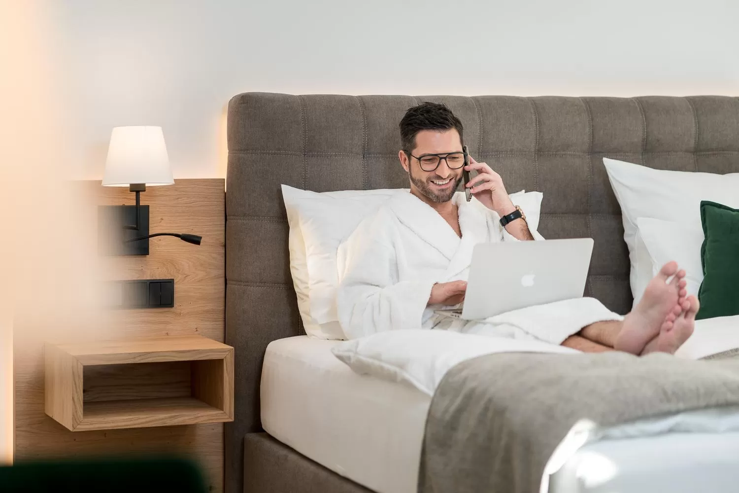 People, Bed in Hotel Obermaier