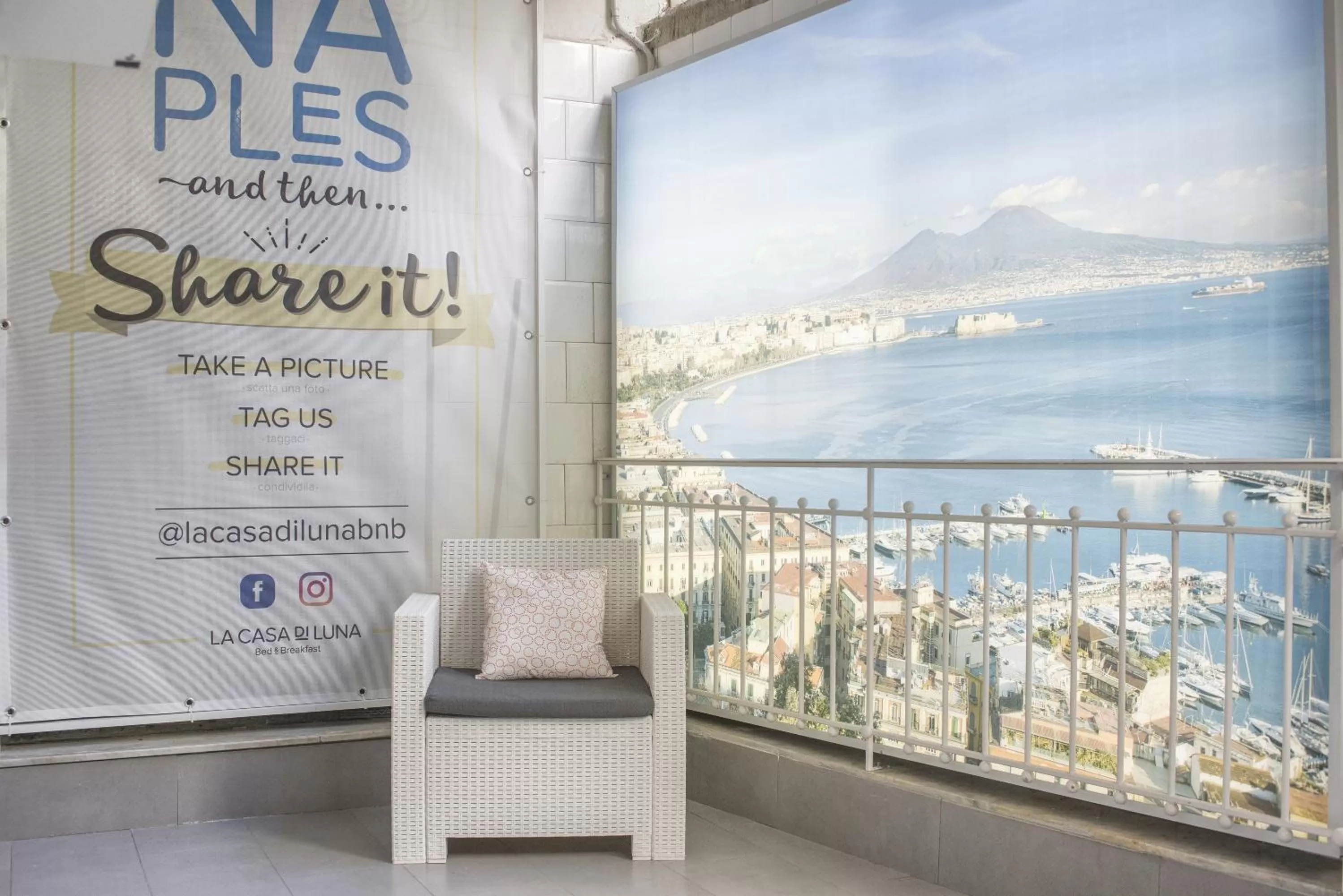 Balcony/Terrace in La Casa di Luna