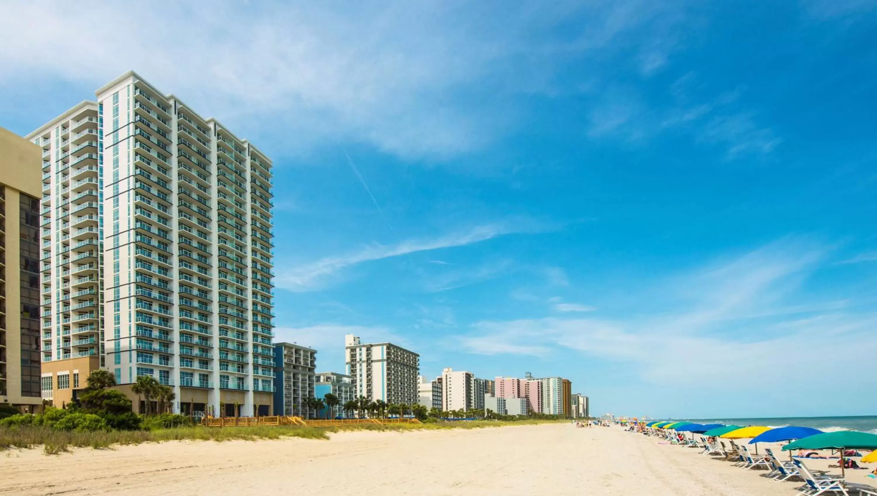 Property building in Hilton Grand Vacations Club Ocean 22 Myrtle Beach