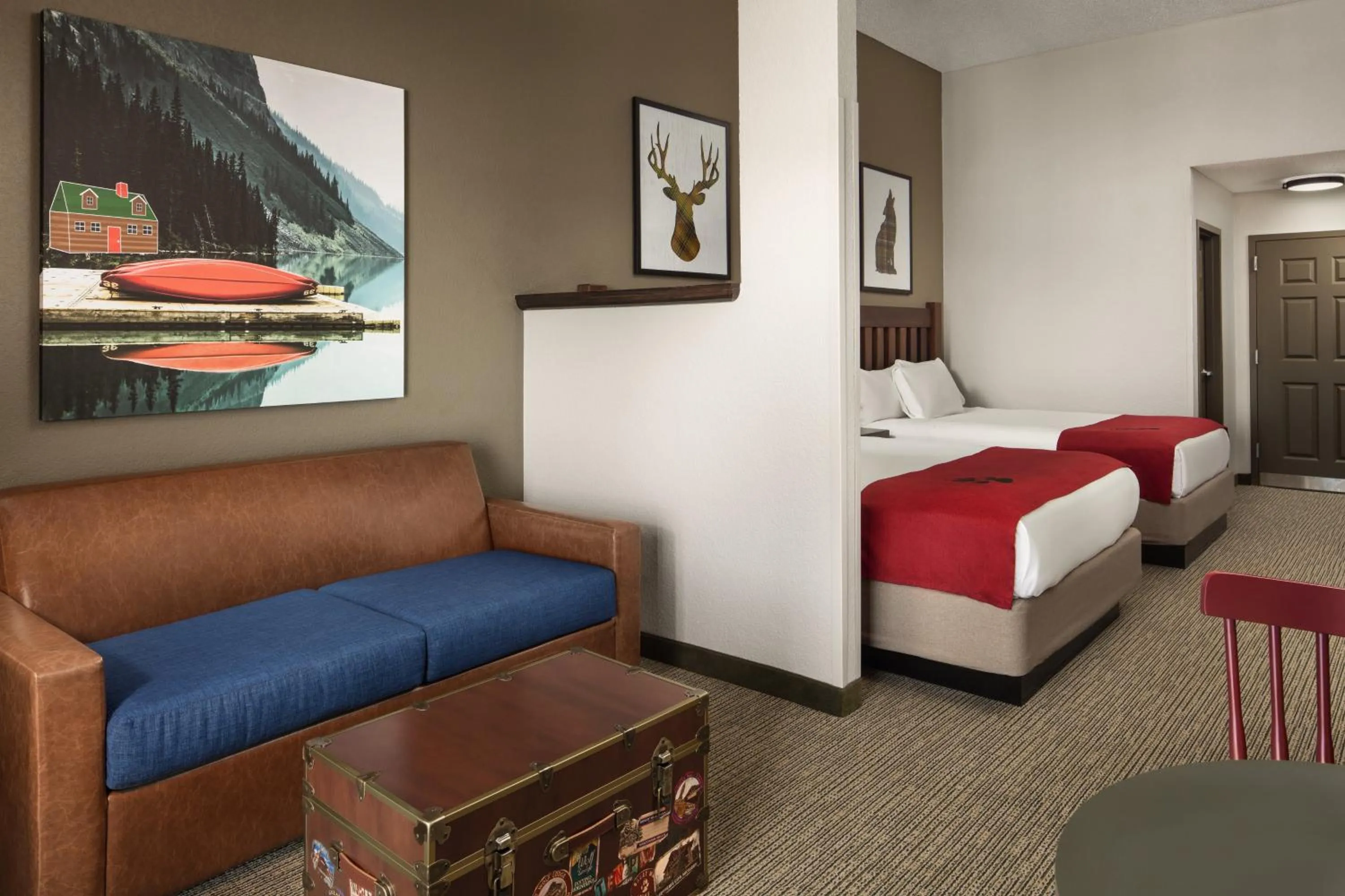 Bed in Great Wolf Lodge Grapevine