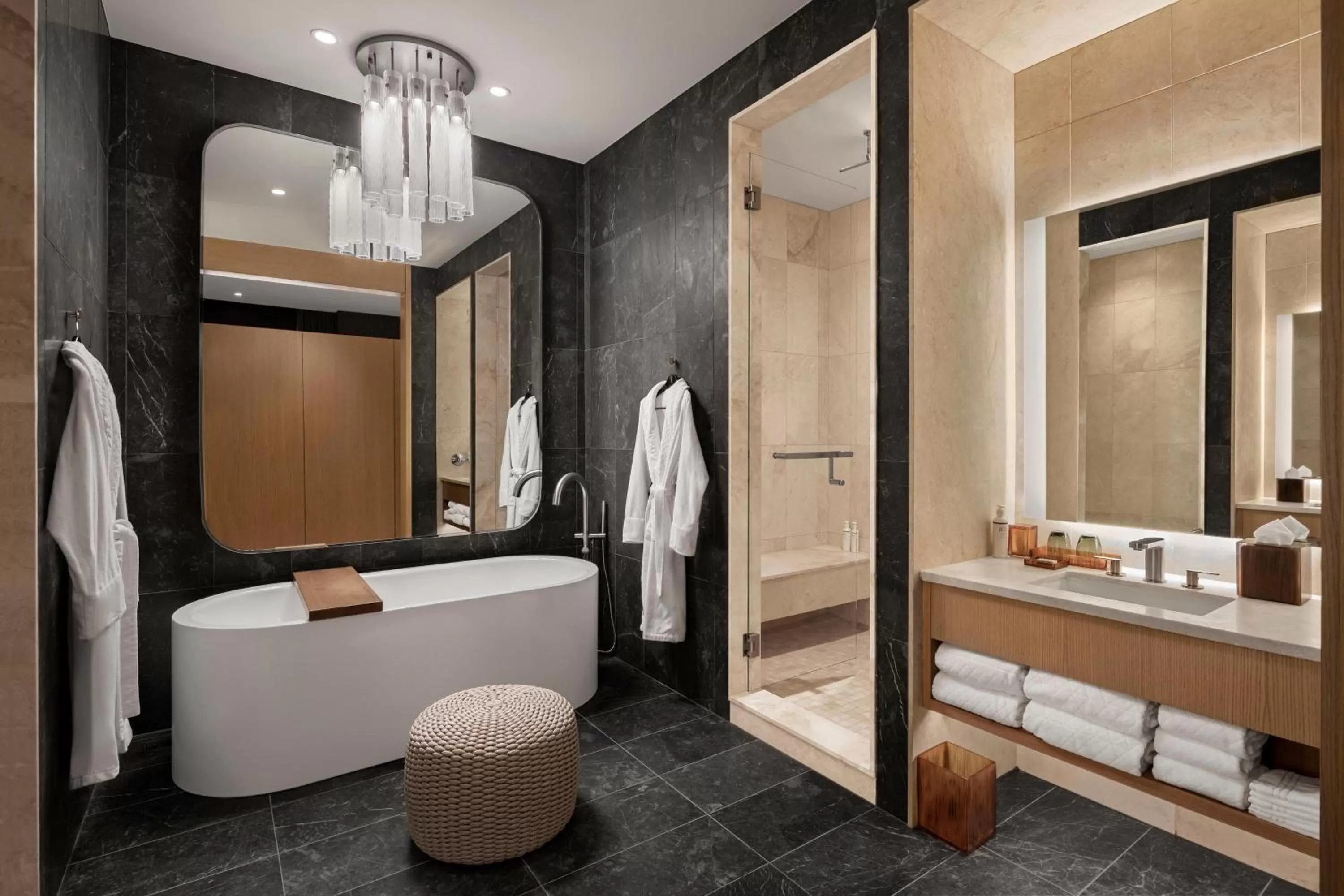 Bathroom, Bed in The Joseph, a Luxury Collection Hotel, Nashville