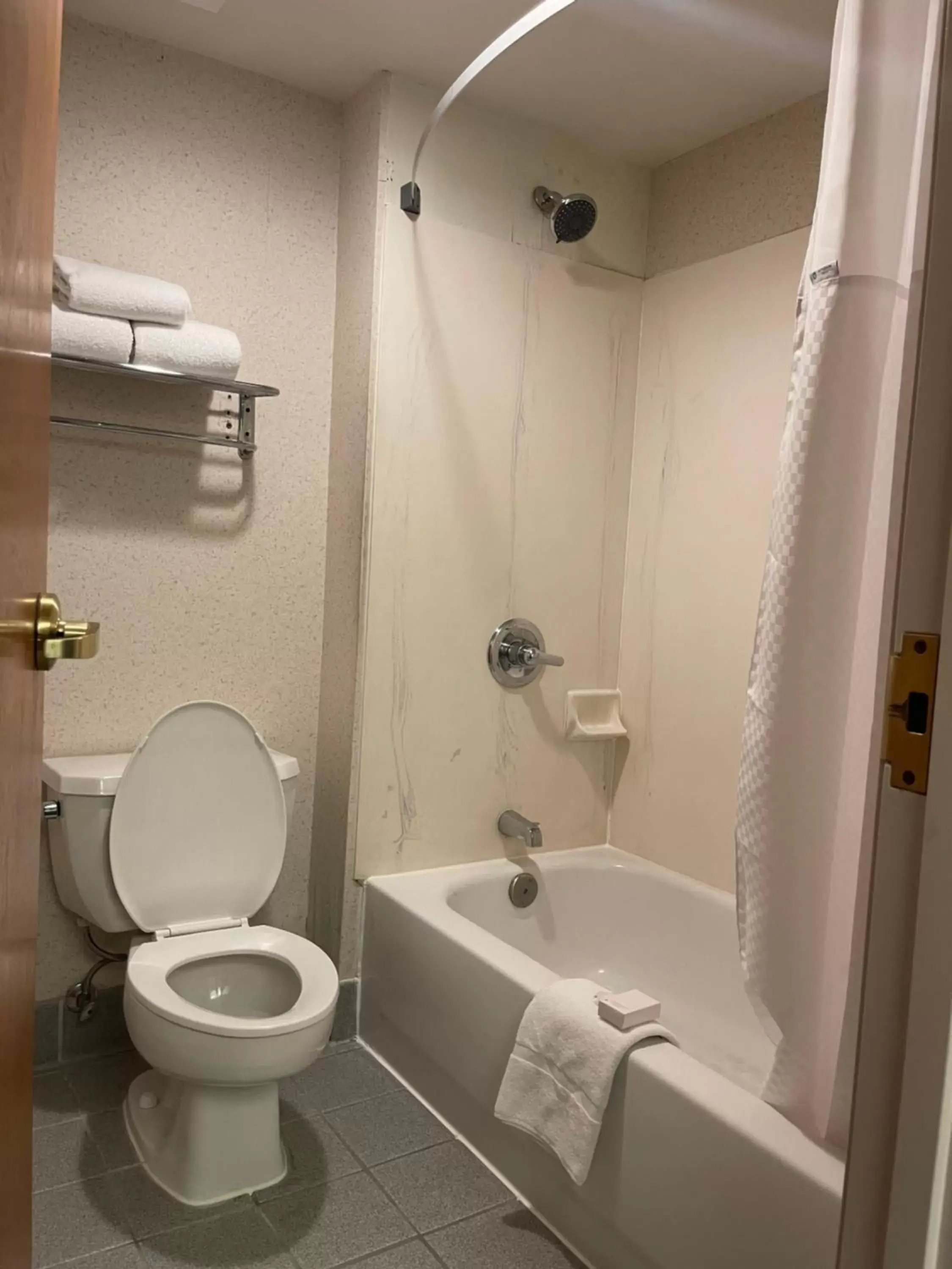 Toilet, Bathroom in Days Inn & Suites by Wyndham Denver International Airport